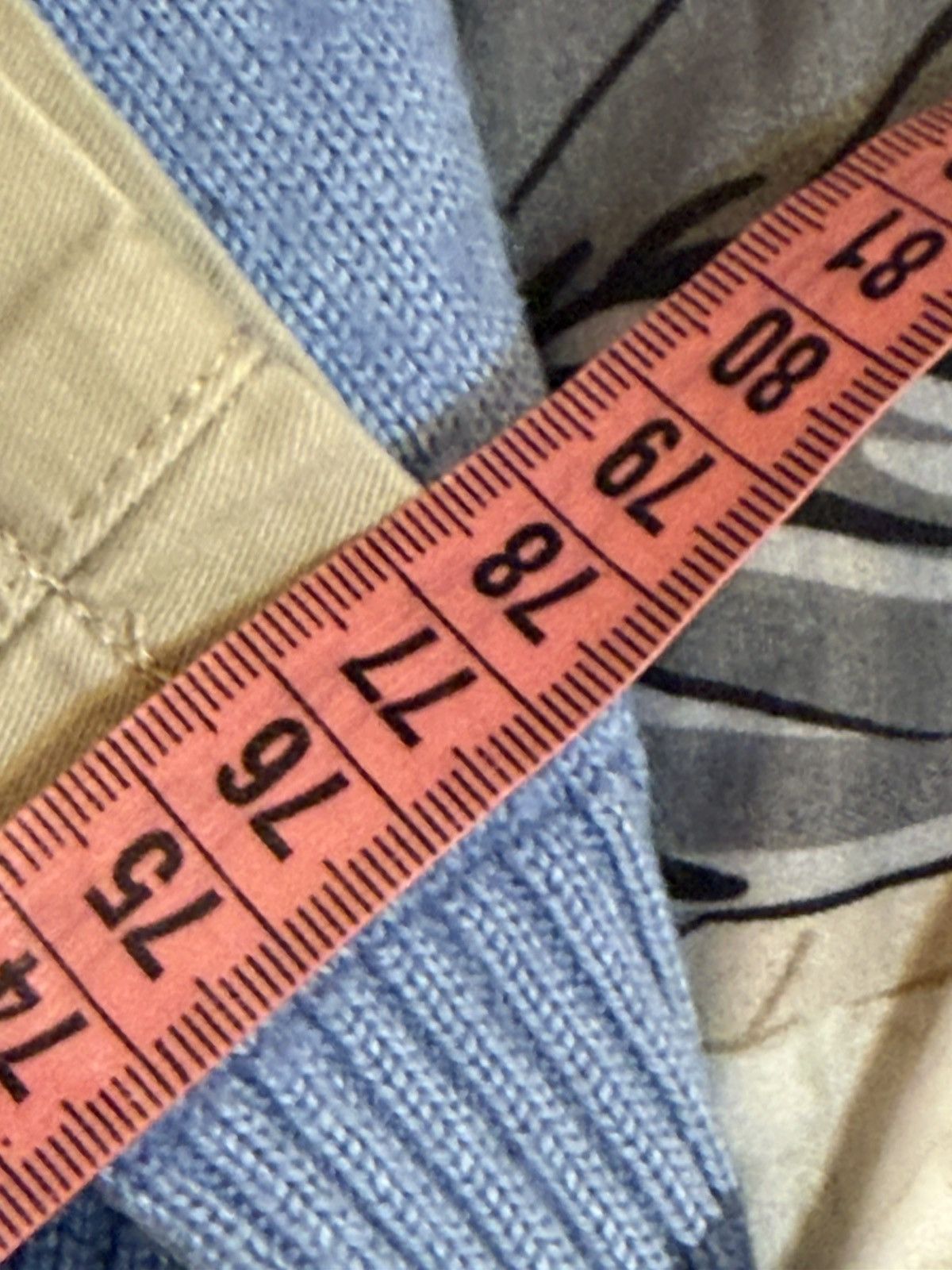 Yves Saint Laurent 34x32 YSL Jeans Beige Denim Pants Casual Old Money Size US 34 / EU 50 - 20 Thumbnail
