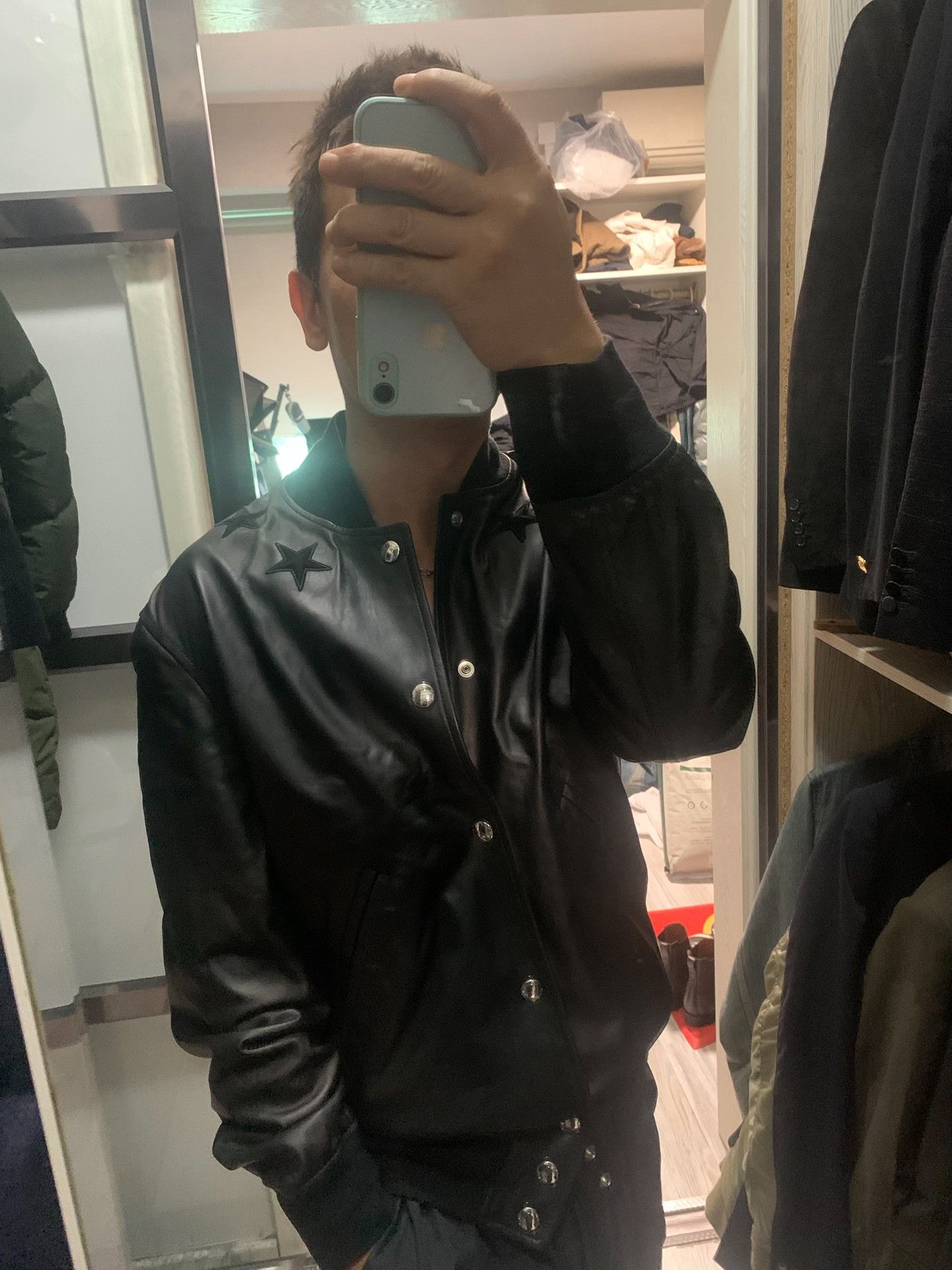 Givenchy givenchy classic star leather jacket size 48 Size US L / EU 52-54 / 3 - 1 Thumbnail