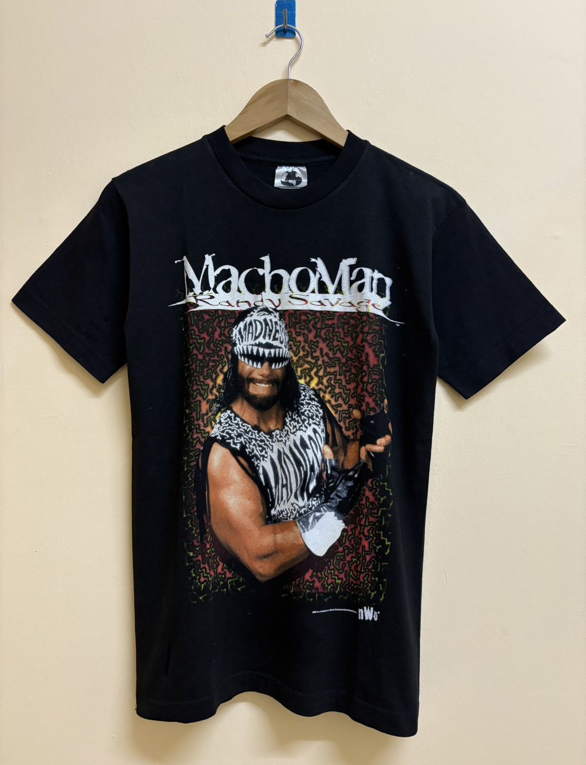 Vintage Machoman Randy Savage NWO WWE Tee