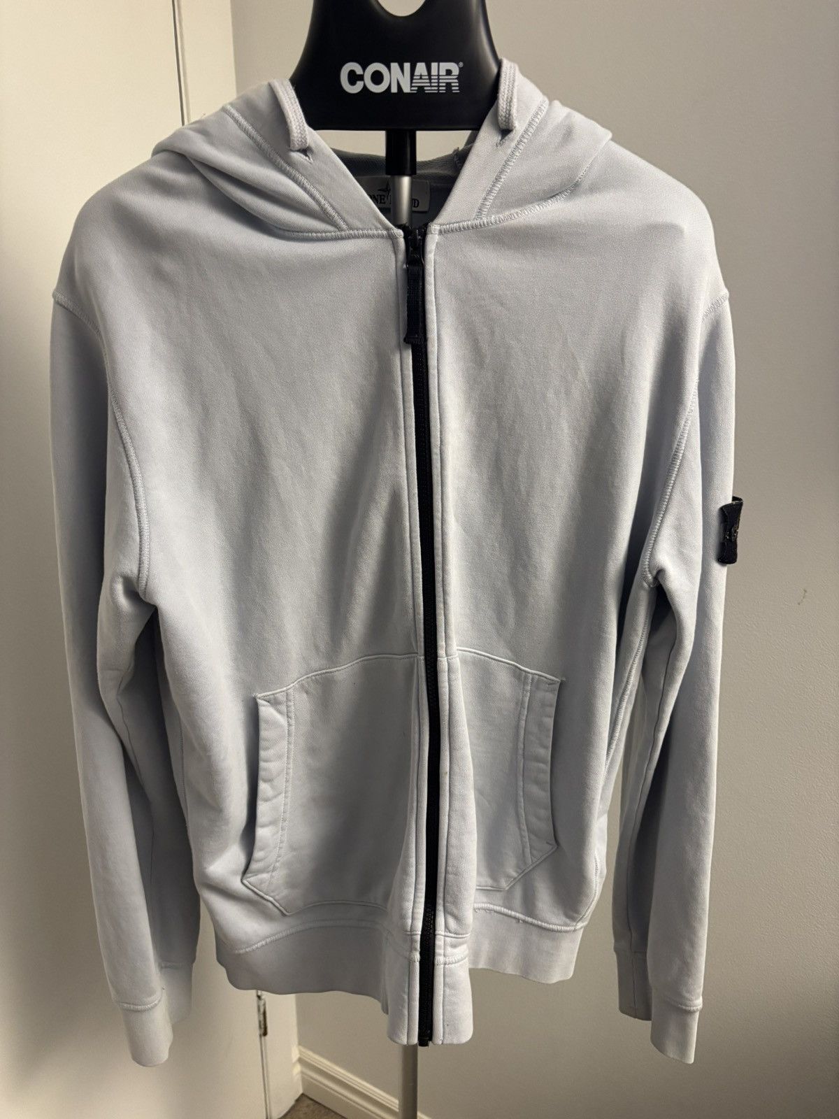 Stone Island Sky Blue Stone Island Zip Up Size US L / EU 52-54 / 3 - 1 Thumbnail