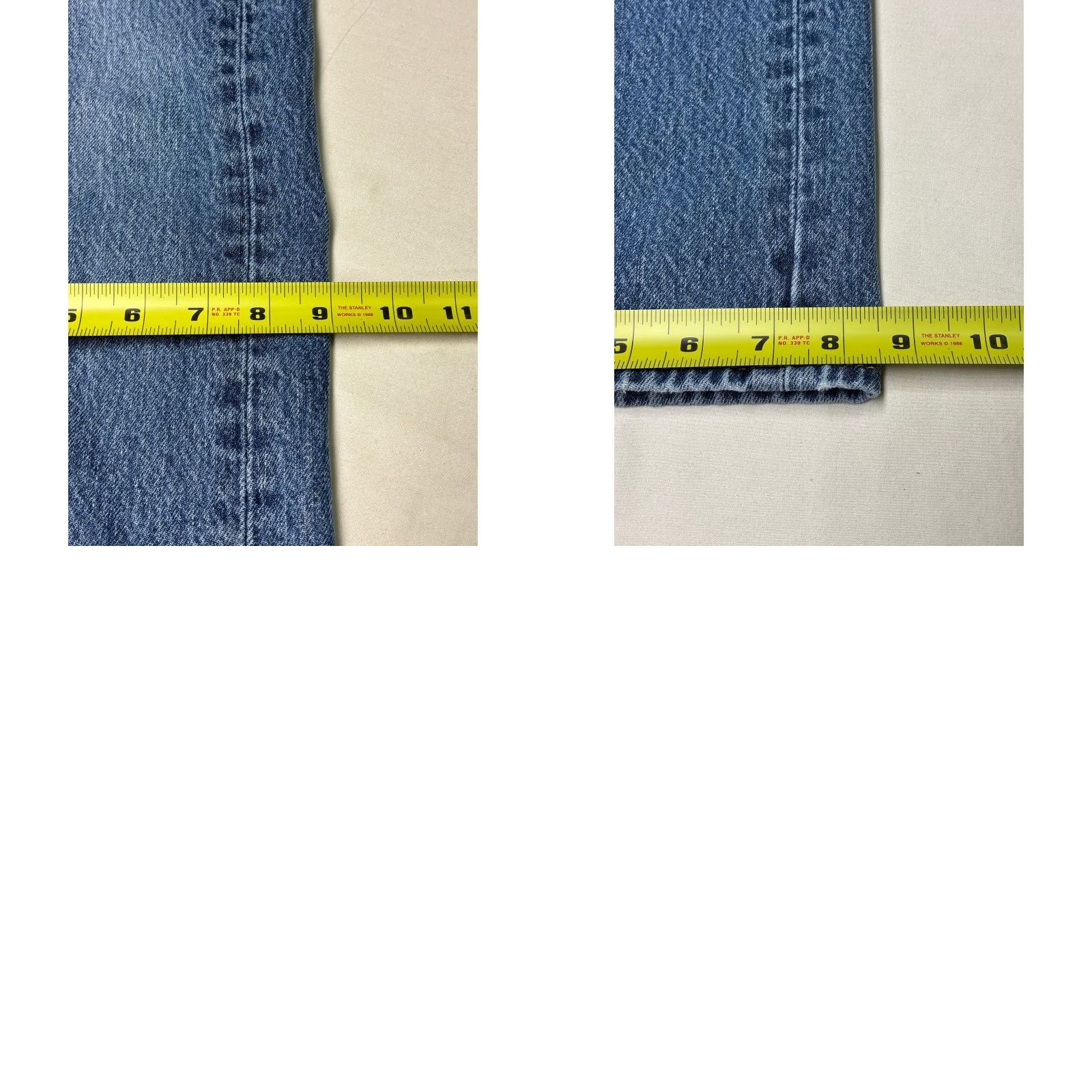 CO VINTAGE Levi Strauss Co 501 Jeans Button Fly Denim Straight 36x30 Mens Classic Fit Blue Size US 36 / EU 52 - 9 Thumbnail