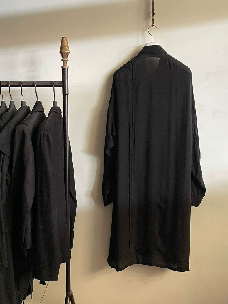 Yohji Yamamoto Yohji Yamamoto 16ss Tencel gown trench coat 2506-Nextarrow Size US XL / EU 56 / 4 - 2 Thumbnail