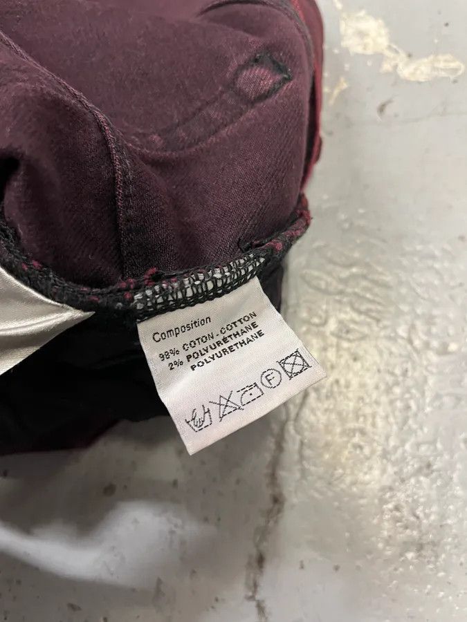 Dior 2010s Dior Purple Shadow Slim Denim Jeans by Kris Van Assche Size US 39 - 14 Thumbnail