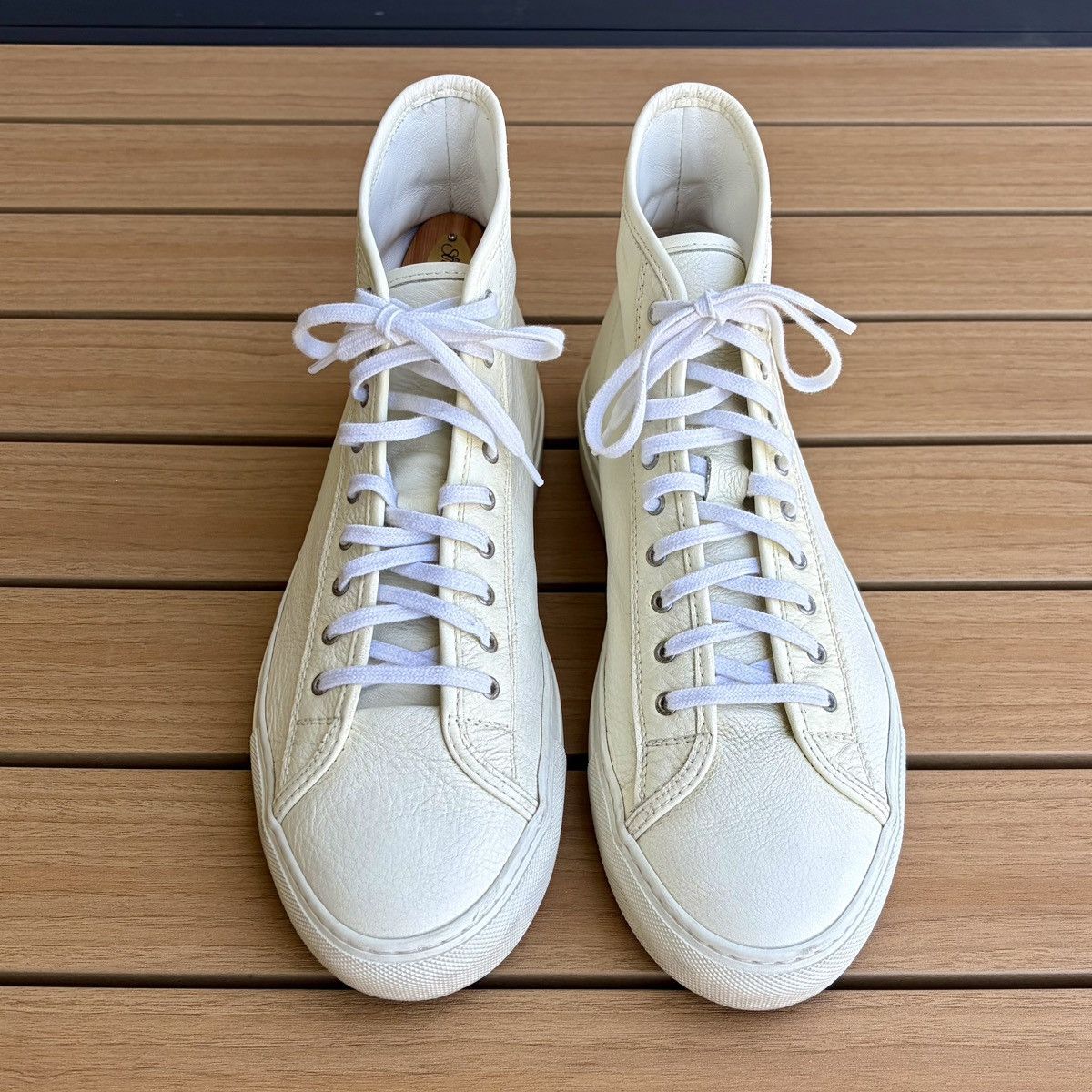 Common Projects Common Projects Achilles Mid White EU43 | Grailed