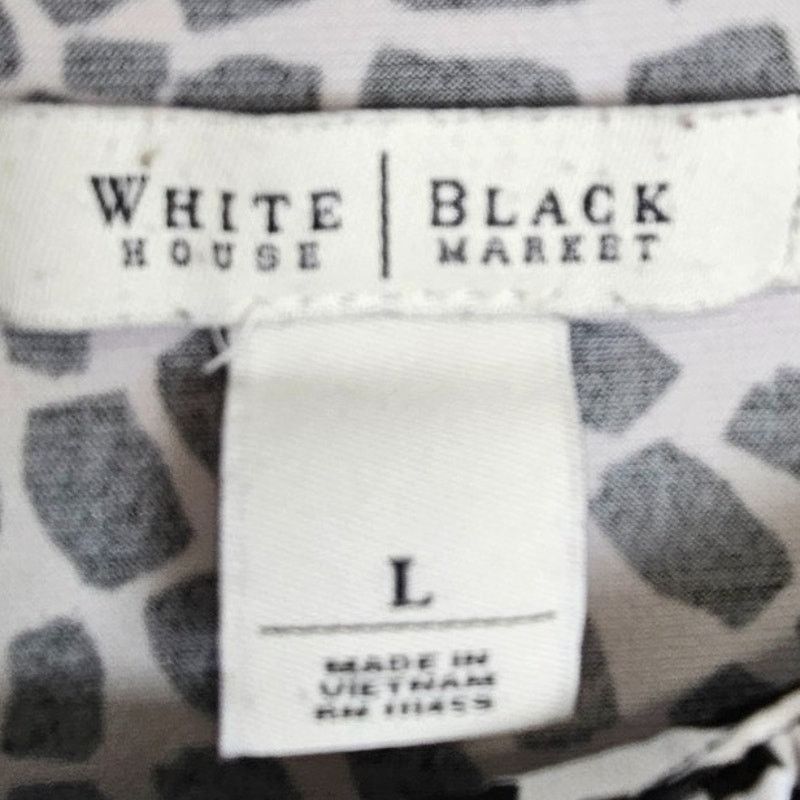 White House Black Market White House Black Market Womens Geometric Babydoll Tank Top Size L / US 10 / IT 46 - 5 Thumbnail