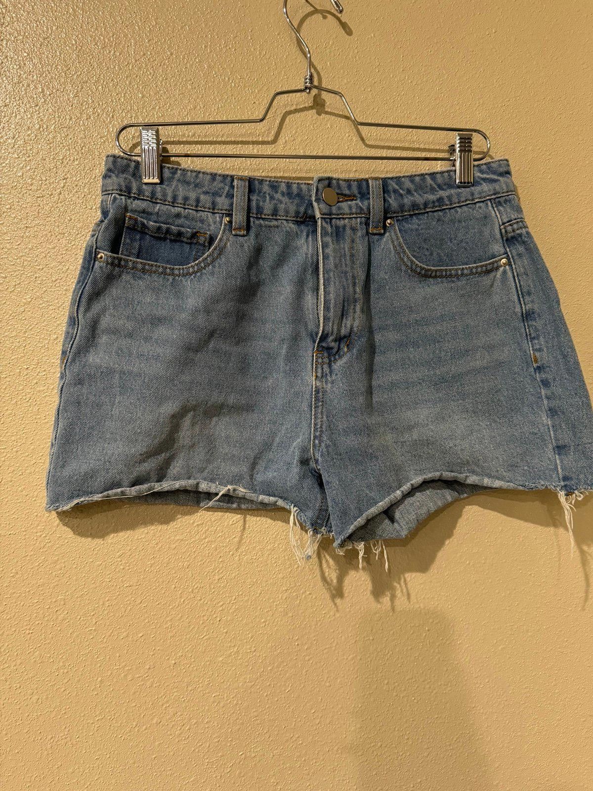 Designer Angel Kiss Denium Shorts Size 32" / US 10 / IT 46 - 1 Thumbnail