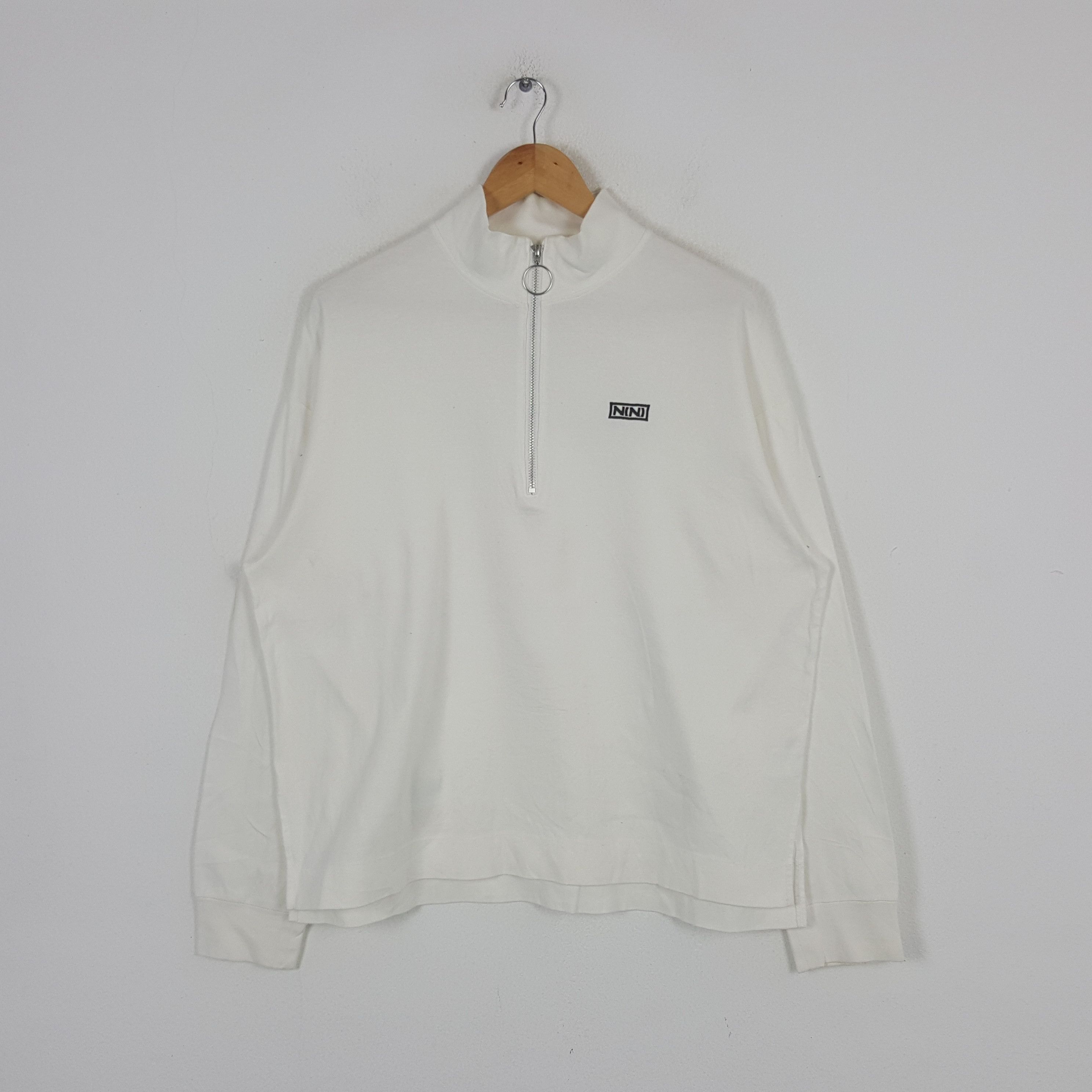 Japanese Brand × Number (N)ine × Vintage Vintage Number (N)ine Japanese Brand Half Zipper Tshirt Size US XL / EU 56 / 4 - 3 Thumbnail