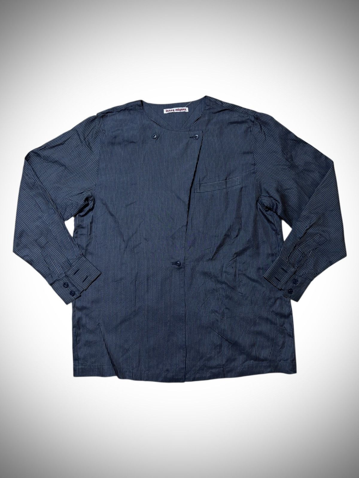 Issey Miyake 1980’s Issey Miyake - RARE Archived Mandarin Shirt Size US M / EU 48-50 / 2 - 1 Thumbnail