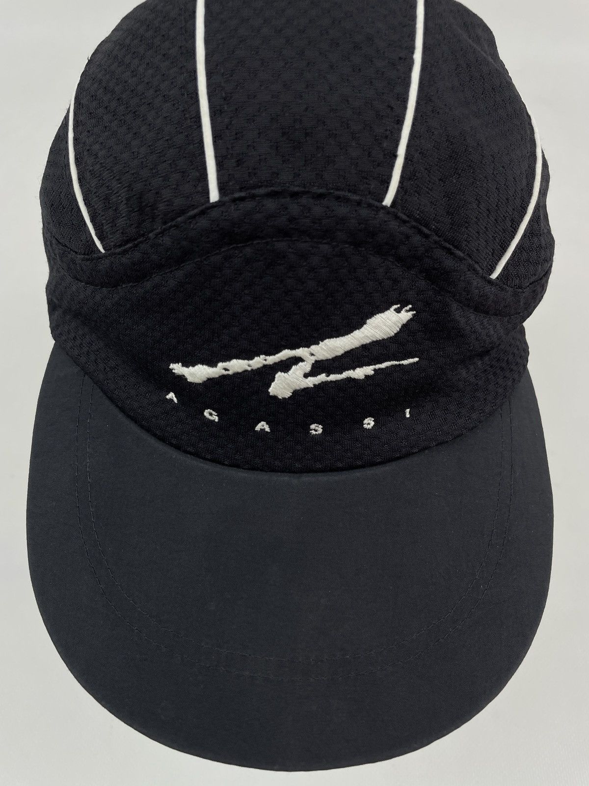 Vintage 90s ANDRE AGASSI Challenge Court Mesh Swoosh Tennis Cap Hat Size ONE SIZE - 10 Thumbnail