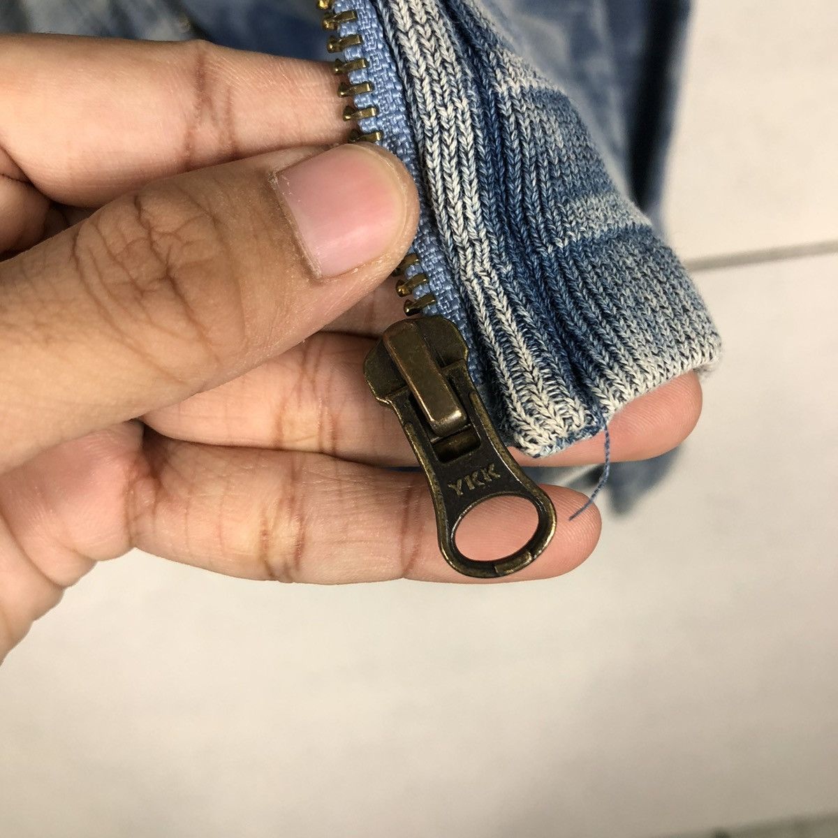 Japanese Brand 📌ACID WASH BIKER ZIPPER JACKET ROIAL CALIFORNIA Size US M / EU 48-50 / 2 - 18 Thumbnail