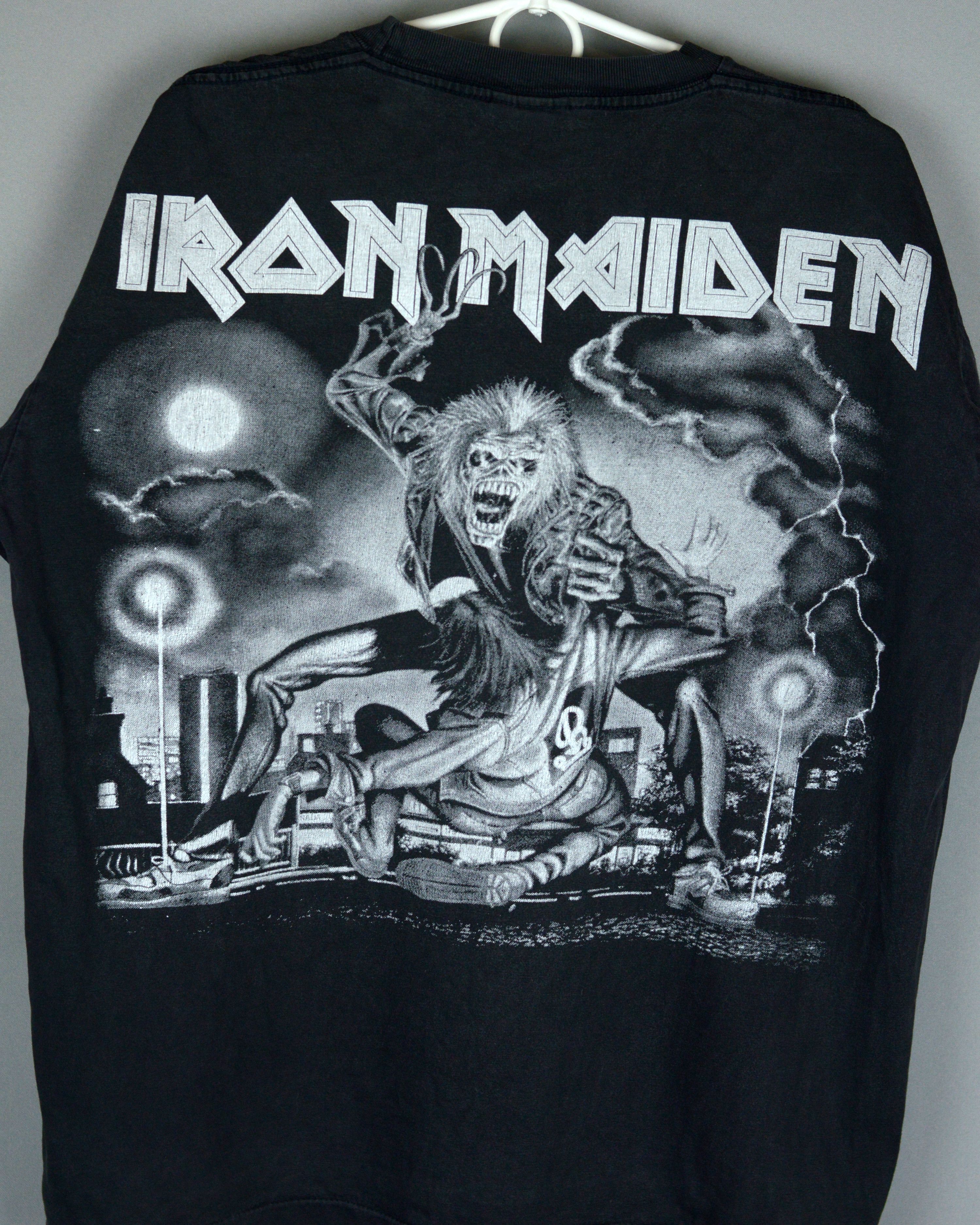 Iron Maiden × Vintage Vintage Iron Maiden REO 90s t shirt Size US L / EU 52-54 / 3 - 5 Thumbnail