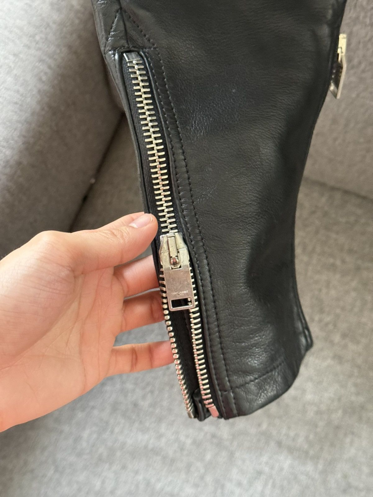 Saint Laurent Paris Saint laurent FW14 full leather biker pants SAMPLE read desc Size US 30 / EU 46 - 5 Thumbnail