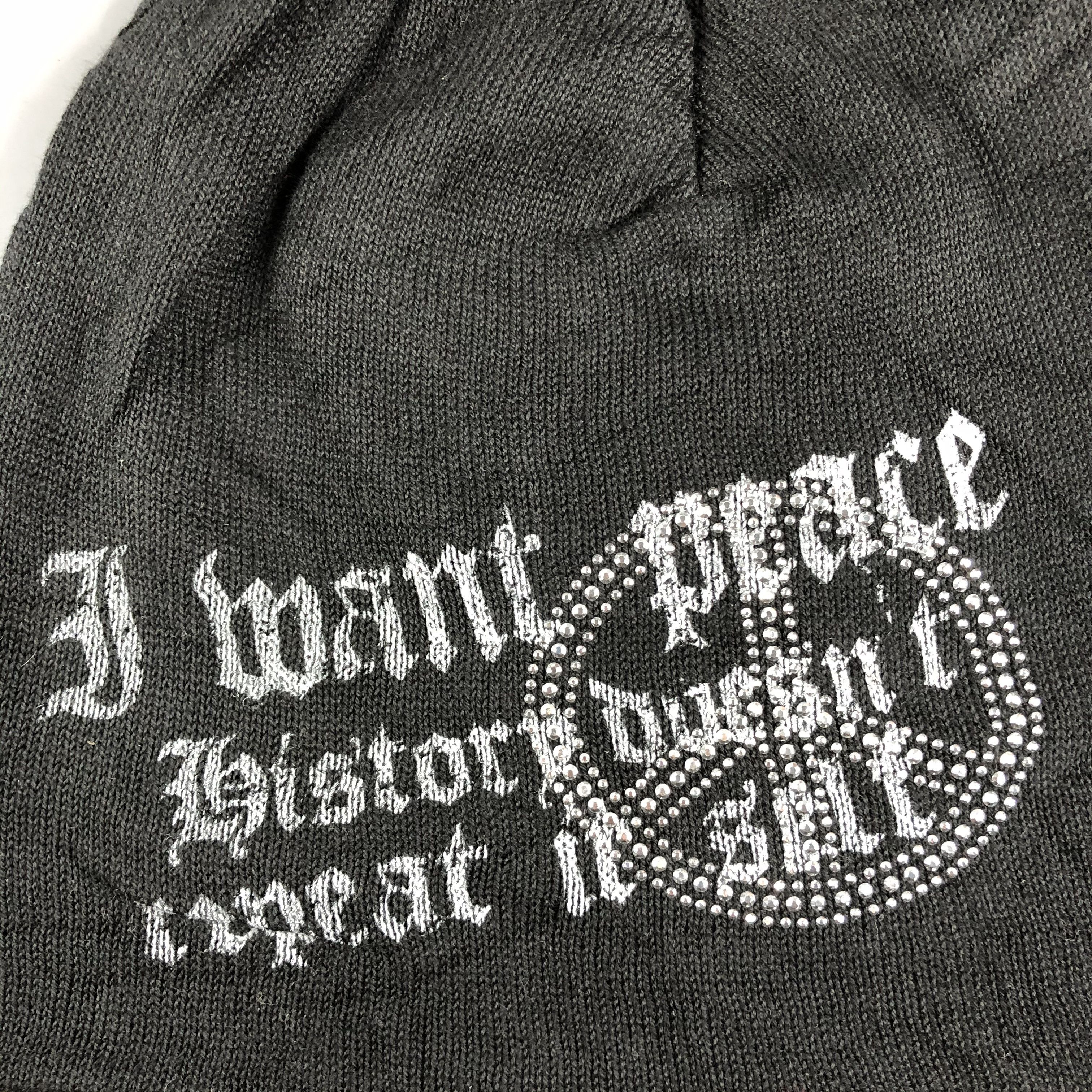 Japanese Brand Peace Project Slouchy Beanie Size ONE SIZE - 4 Thumbnail