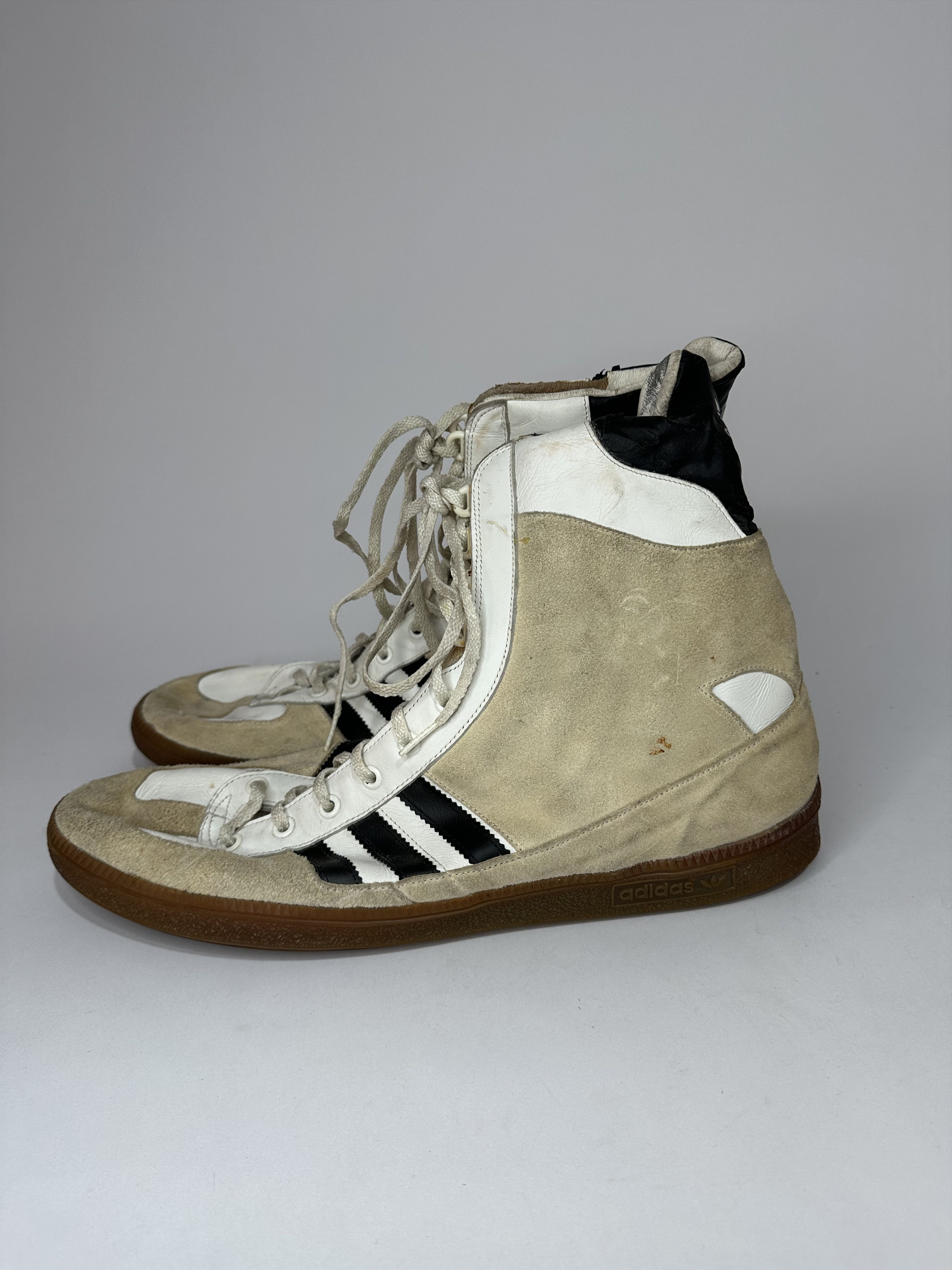 Adidas Vintage 80's Adidas Adimed Stabil Hi Top Sneakers. Size US 13 / EU 46 - 2 Thumbnail