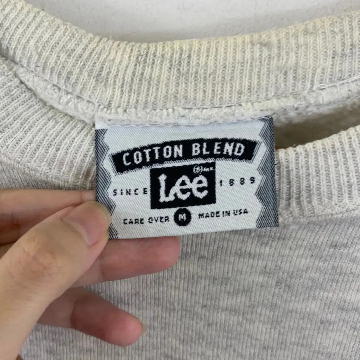 Lee Vintage 90’ LEE COTTON BLEND Made In USA Logo Sweatshirt Size M / US 6-8 / IT 42-44 - 5 Thumbnail