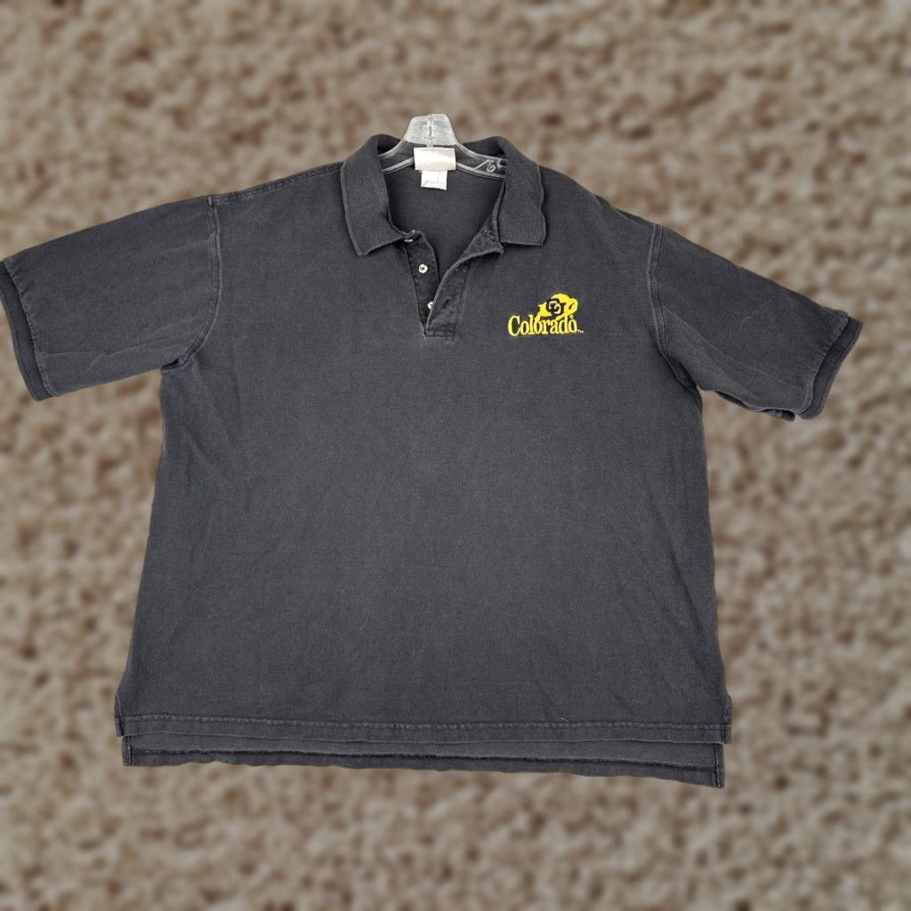 Hanes VINTAGE J Wesley Hanes Polo Shirt Men 2XL Black 100% Cotton Polo Shirt Adult 2XL Black Modern American Sports Polo Shirt Men Size US XXL / EU 58 / 5 - 1 Thumbnail