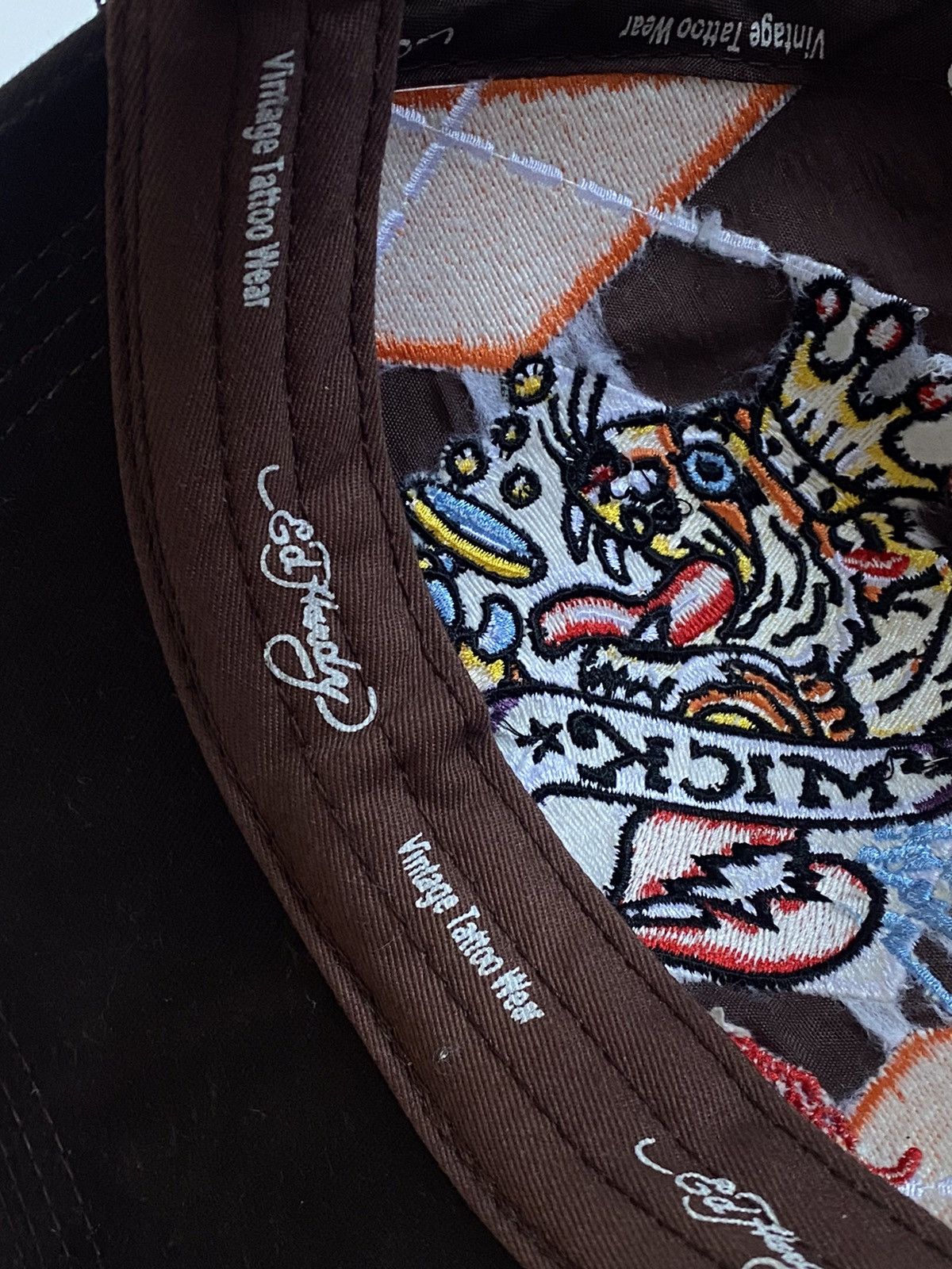 Ed Hardy Y2k Ed Hardy Japanese Streetwear Fashion Trucker Cap Size ONE SIZE - 10 Thumbnail