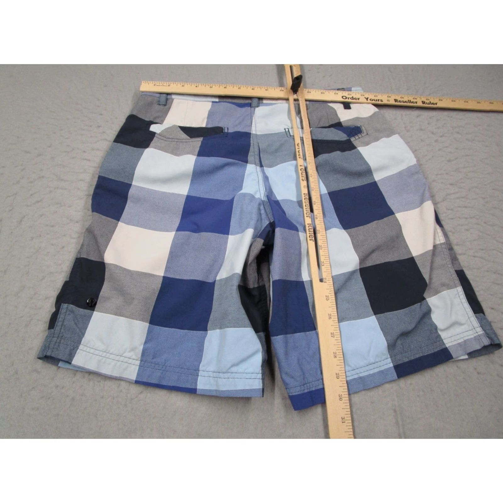 Lululemon Lululemon Shorts Mens 34 Blue Check Kahuna 10" Walk Active Travel Hike Golf Size US 34 / EU 50 - 4 Thumbnail