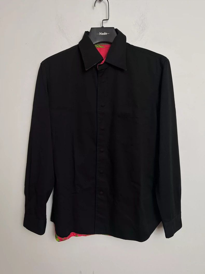 Yohji Yamamoto yohji yamamoto Stamen Large Flower Lined Shirt 2502-Nextar Size US L / EU 52-54 / 3 - 2 Thumbnail