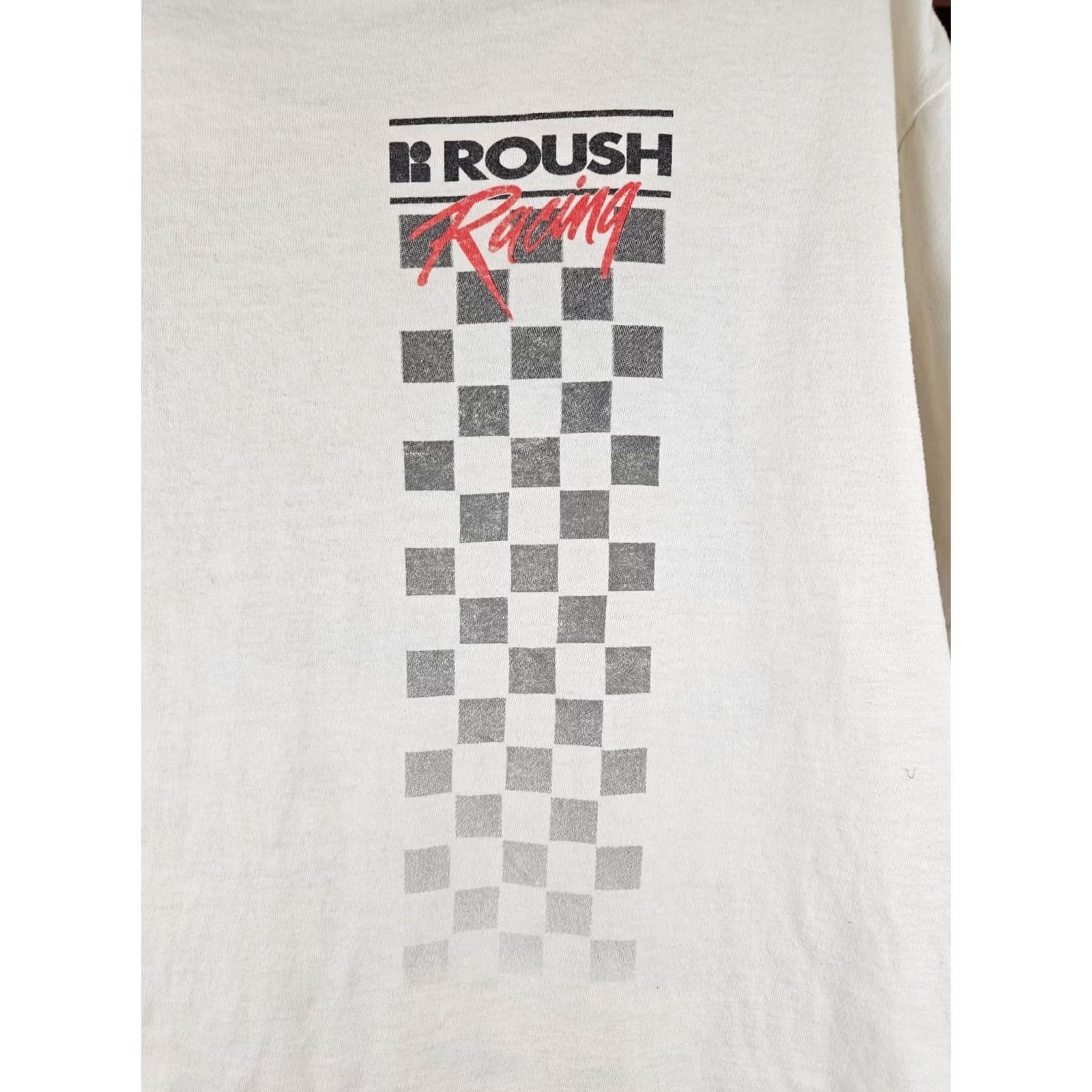 Tultex VINTAGE TULTEX T-SHIRT 5 TEAMS 5 DRIVERS 1 GOAL NACSAR ROUGH RACING XL White Men's Short Sleeve Cotton Round Neck Shirt T-Shirt Size US XL / EU 56 / 4 - 3 Thumbnail