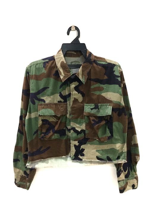 Vintage Vintage Military Short Button Jacket Size US S / EU 44-46 / 1 - 1 Thumbnail