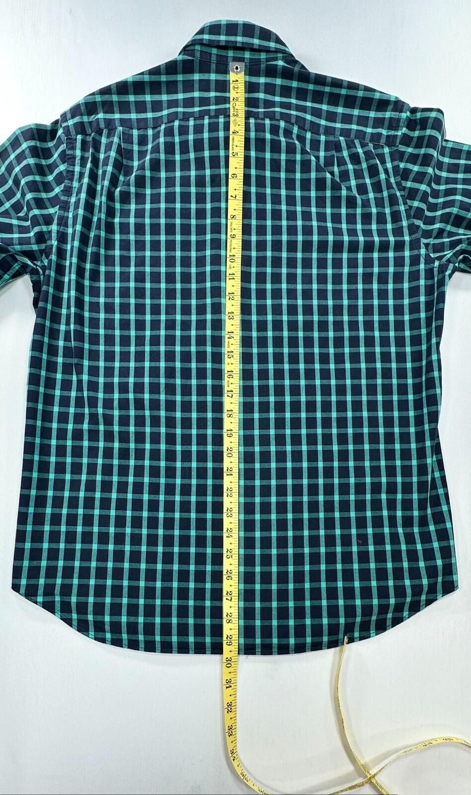 J.Crew J Crew Plaid Check 100% Cotton Oxford Button Up Mens Green M Size US M / EU 48-50 / 2 - 3 Thumbnail