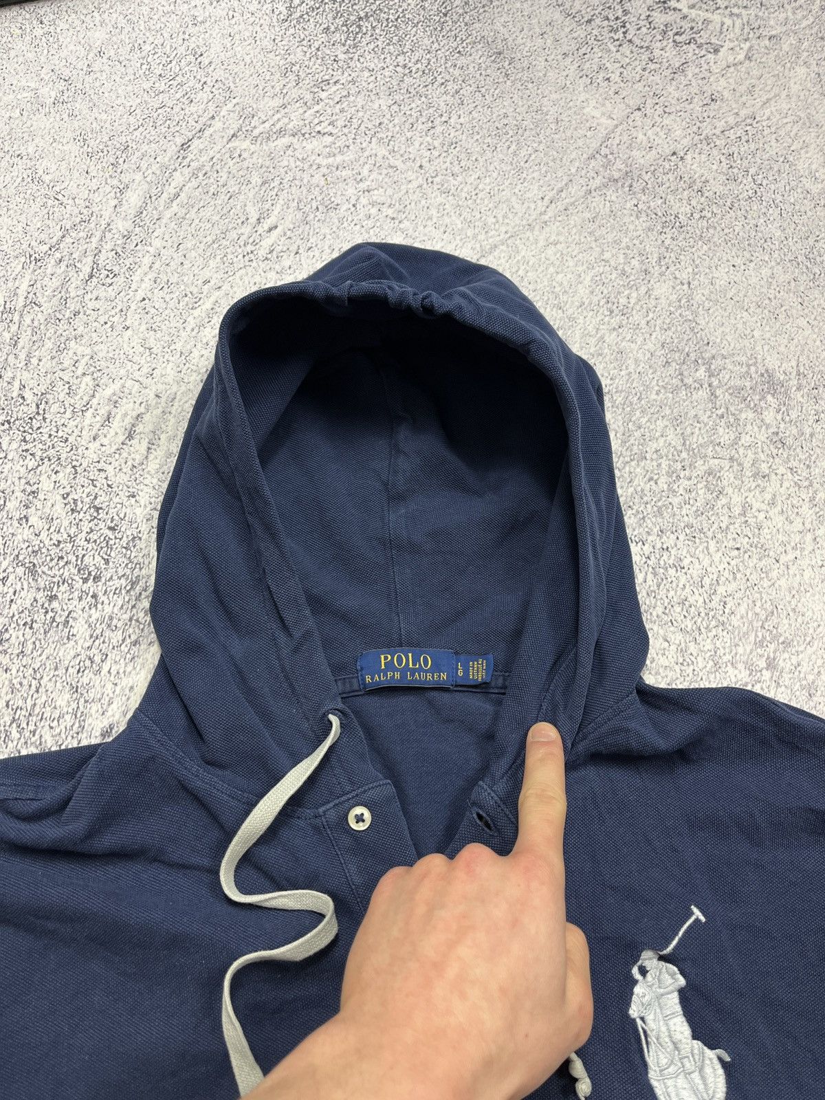 Polo Ralph Lauren × Vintage Vintage Y2K Polo Ralph Lauren #3 Embroidered Logo Hoodie Size US L / EU 52-54 / 3 - 7 Thumbnail
