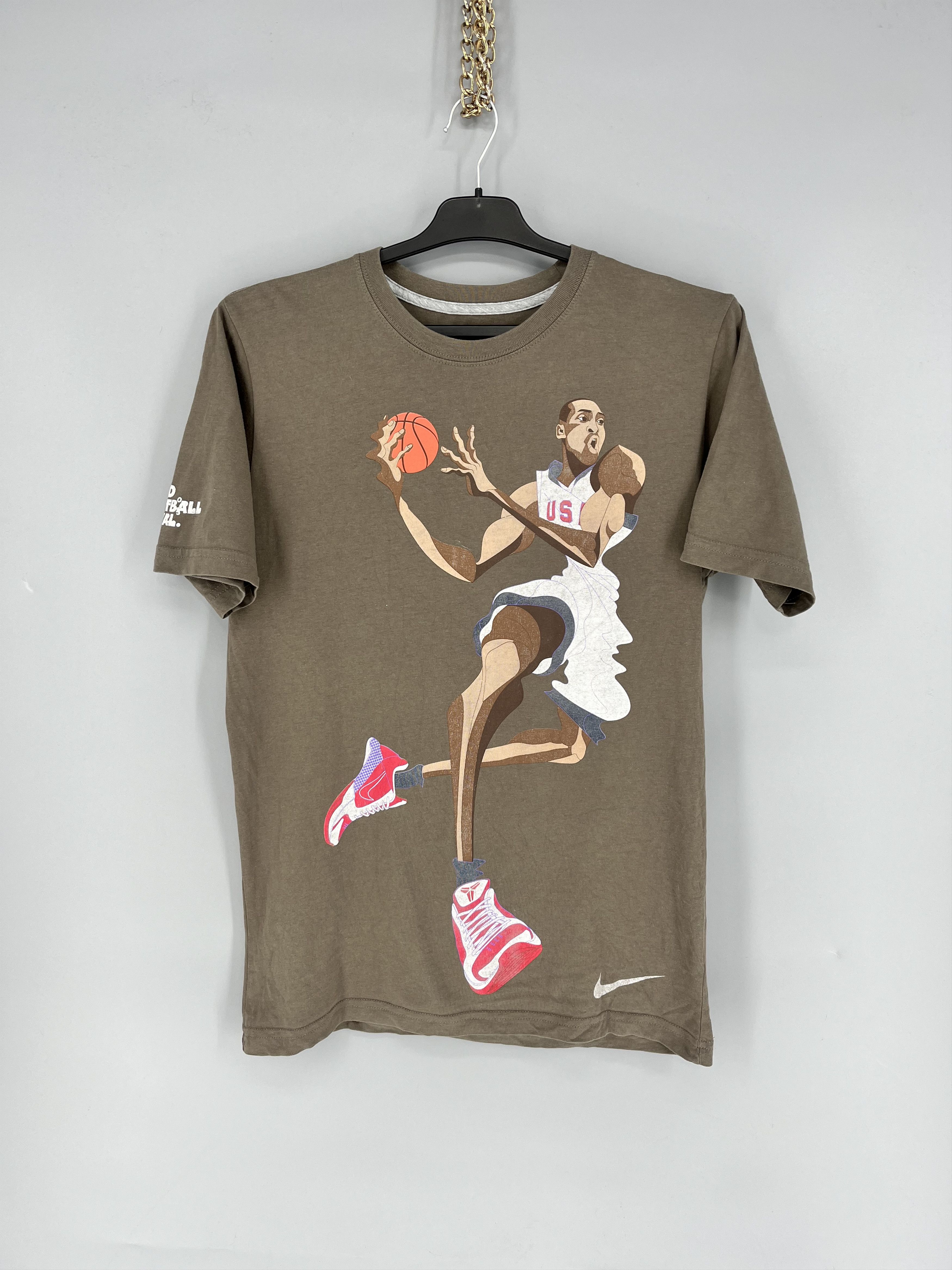 Nike Streetwear Vintage VINATGE NIKE USAB KOBE BRYANT DUNK TEE T SHIRT Grailed
