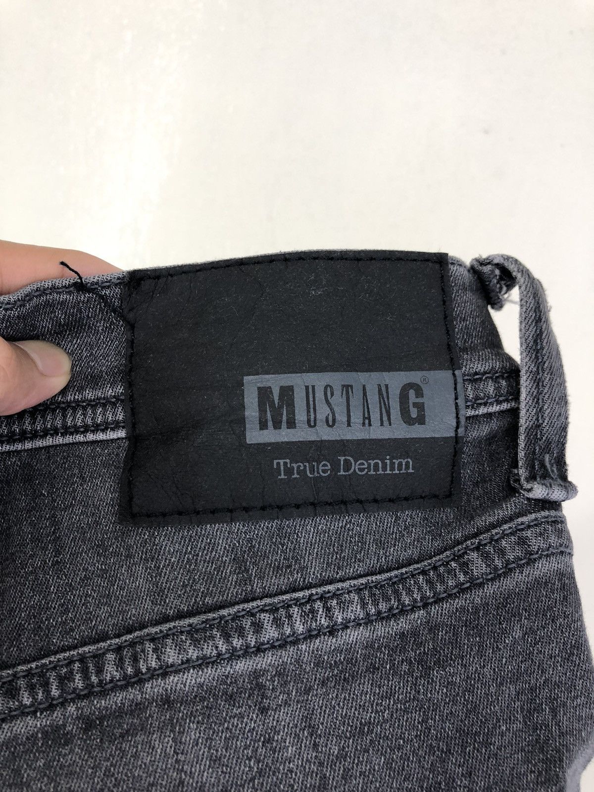 Mustang 90s Mustang True Denim Faded Black Jeans Size US 34 / EU 50 - 11 Thumbnail