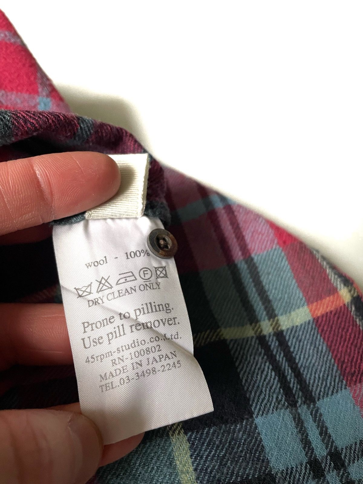 Umii 908 Umii 908 Wool Flannel Women Blouse Made In Japan Size 0/S Size S / US 4 / IT 40 - 9 Thumbnail