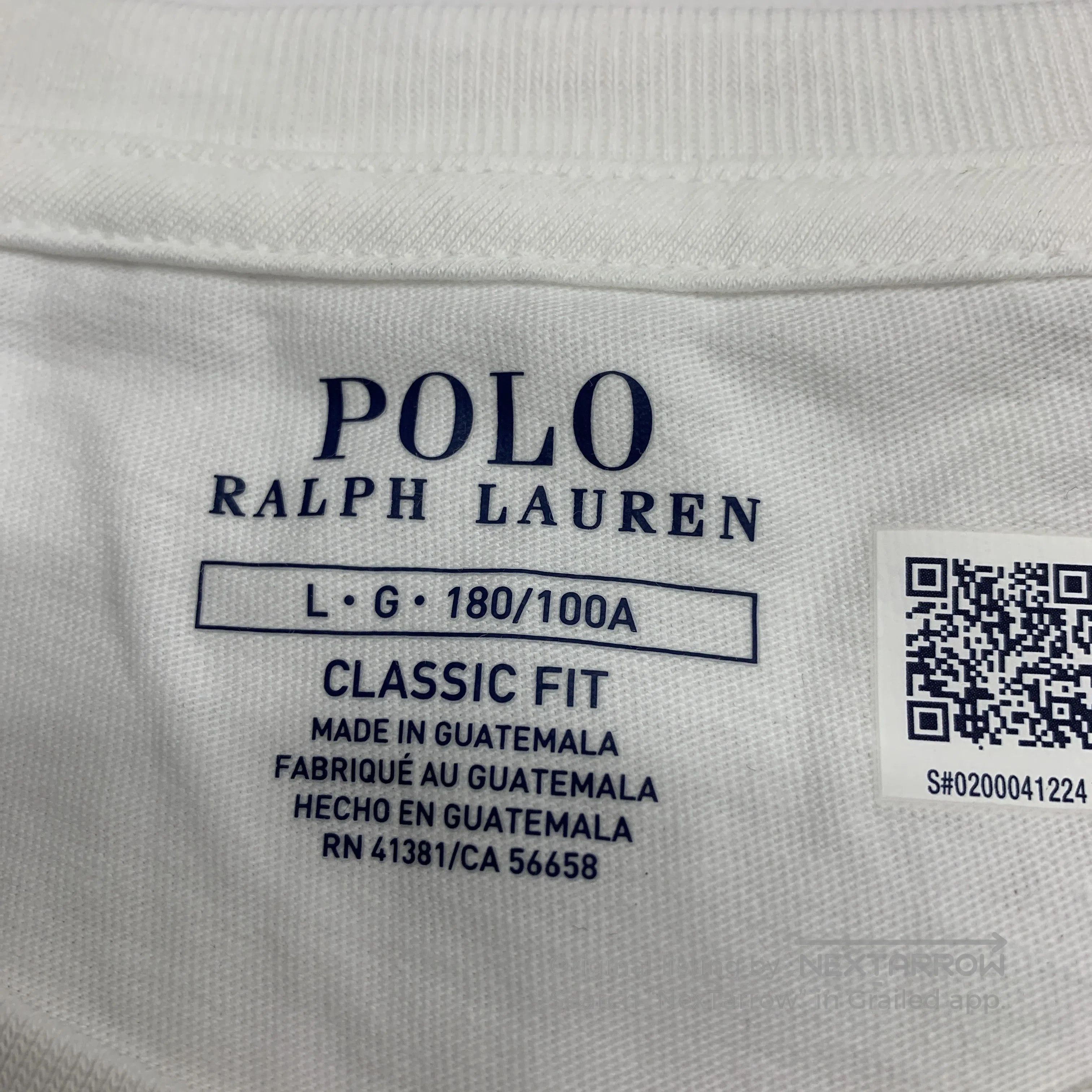 Polo Ralph Lauren Polo Ralph Lauren Logo Embroidered Solid Crew Neck Short. Size US L / EU 52-54 / 3 - 4 Thumbnail