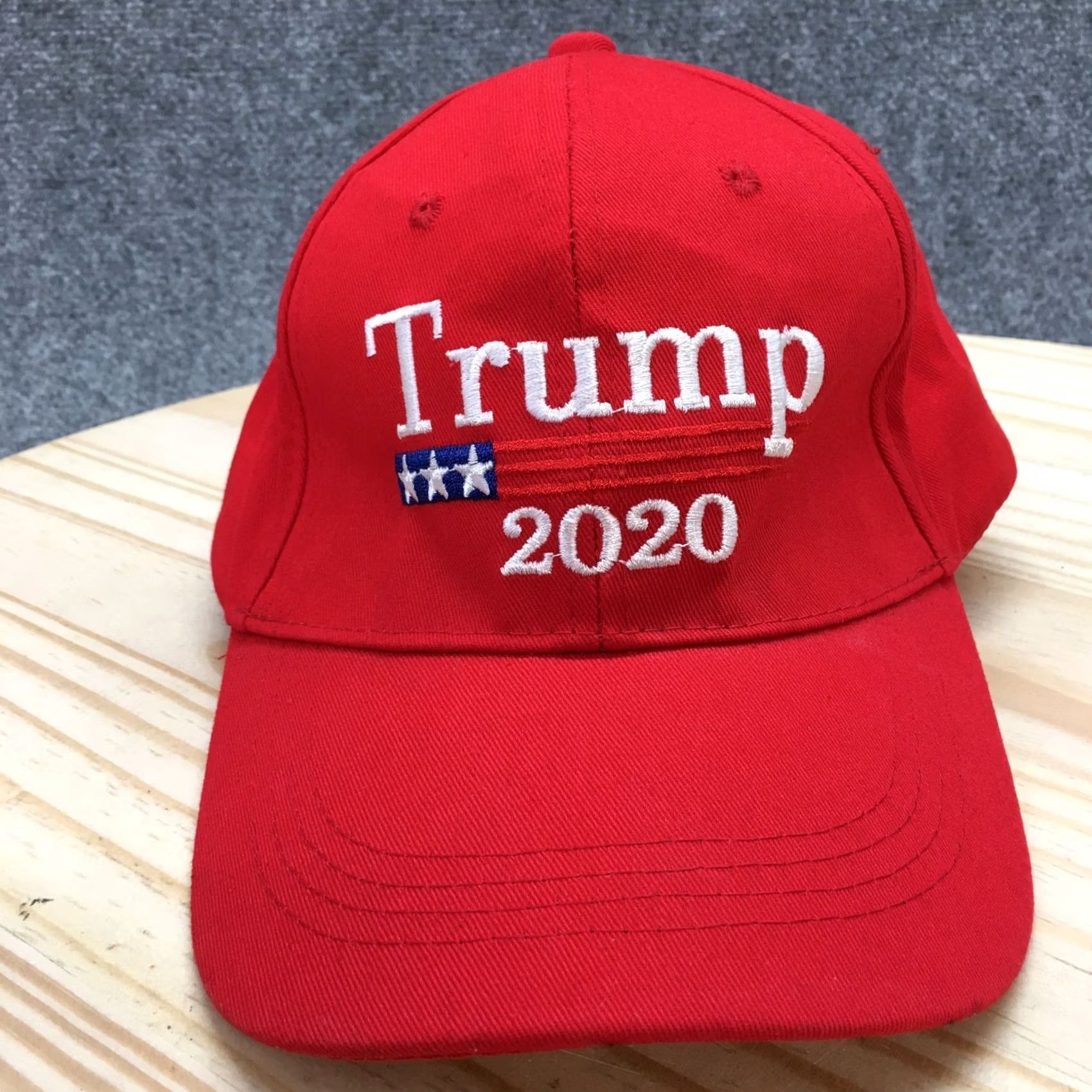 Logo 7 Trump 2020 Baseball Cap Mens Red OS Adjustable Curved Brim Embroidered Logo Size ONE SIZE - 2 Thumbnail
