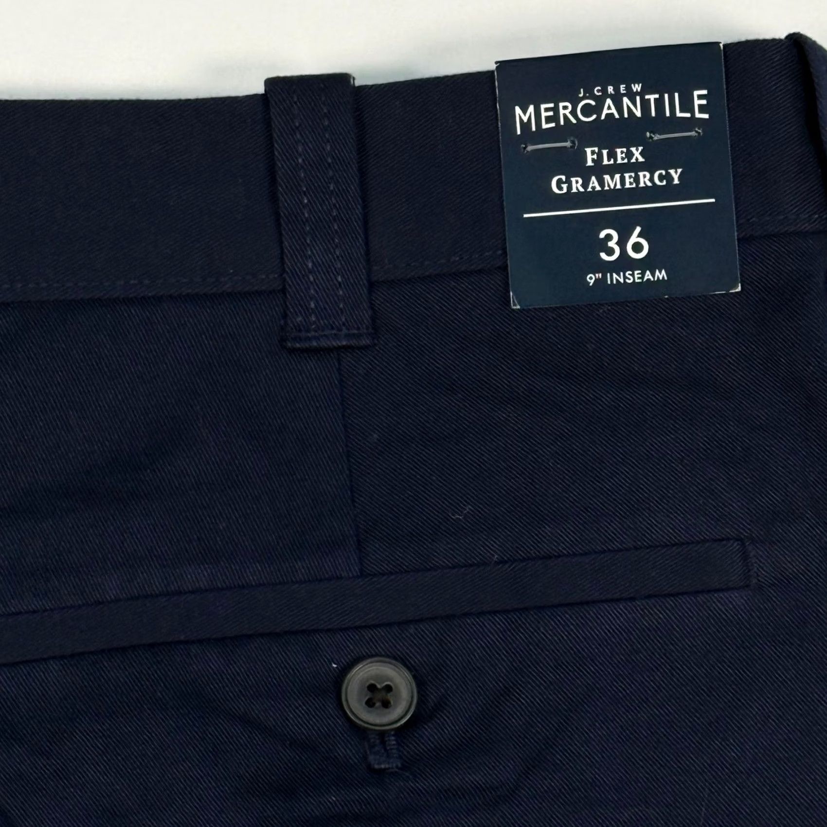 J.Crew J.Crew Mens 36 Flex Gramercy Chino Shorts Navy Blue 9 Inseam H5020 NWT Preppy Size US 36 / EU 52 - 5 Thumbnail