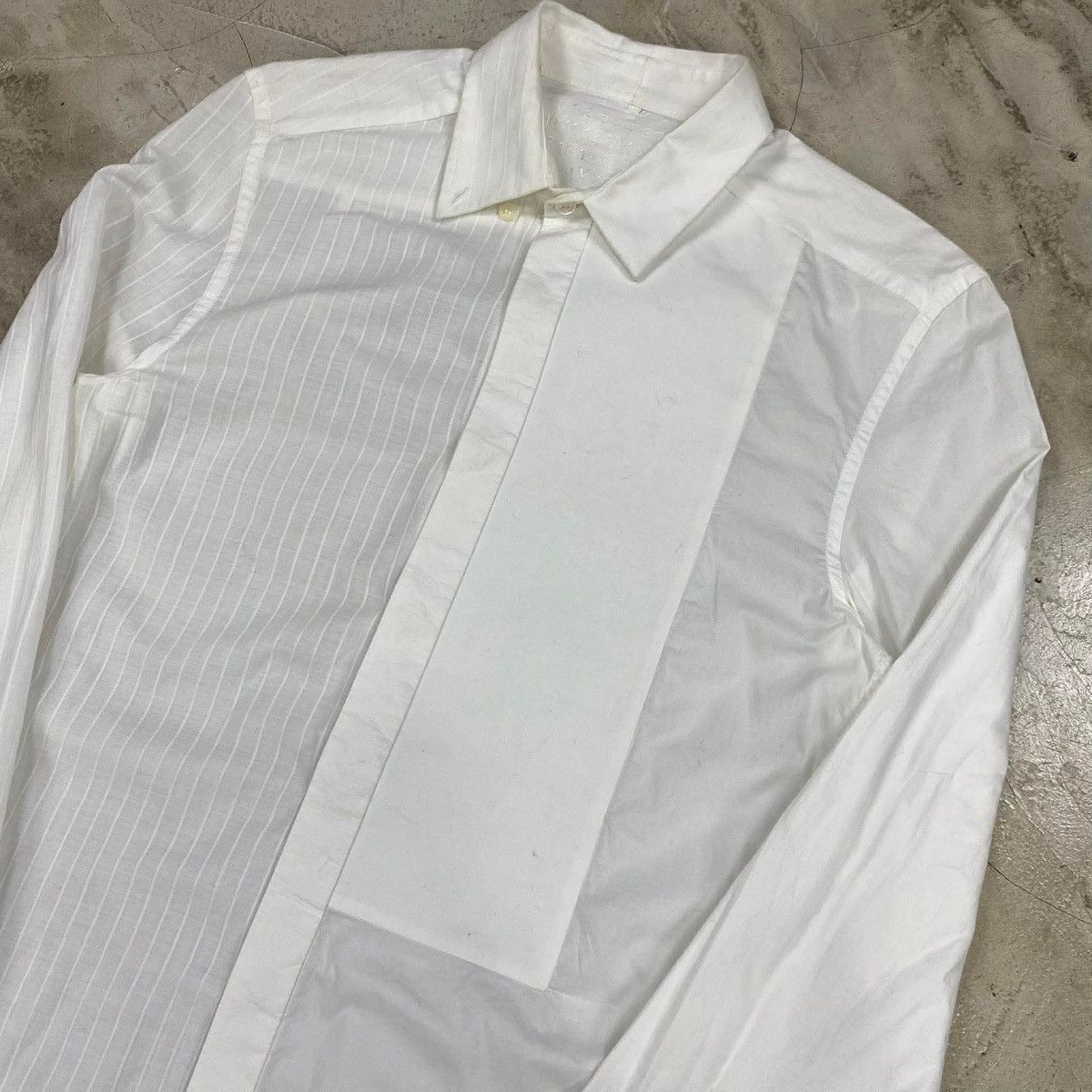 H&M × Maison Margiela FW2012 Reconstructed Mixed Panels Shirt Size US S / EU 44-46 / 1 - 2 Thumbnail