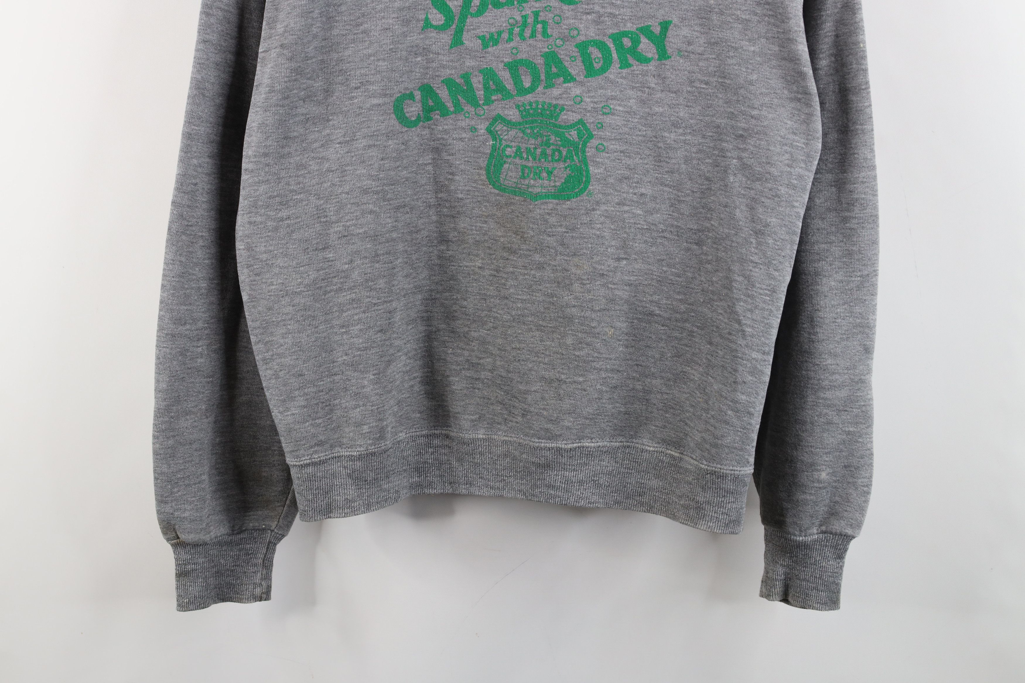 Russell Athletic × Vintage Vintage 70s 80s Russell Athletic Dry Sweatshirt Gray USA Size L / US 10 / IT 46 - 3 Thumbnail