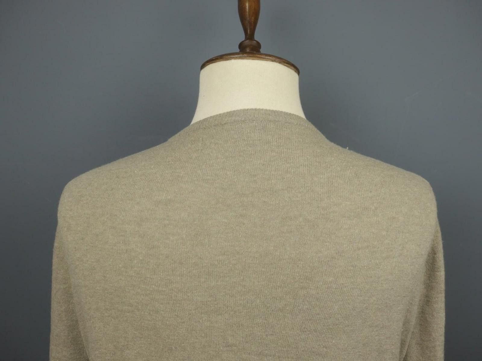Designer Burberry London Tan Argyle Diamond Wool Sweater Size XL Size US XL / EU 56 / 4 - 6 Thumbnail