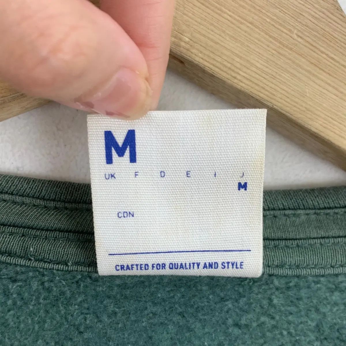 Reebok Vtg REEBOK UK CLASSIC Logo Natural Faded Green Sweatshirt Size M / US 6-8 / IT 42-44 - 9 Thumbnail