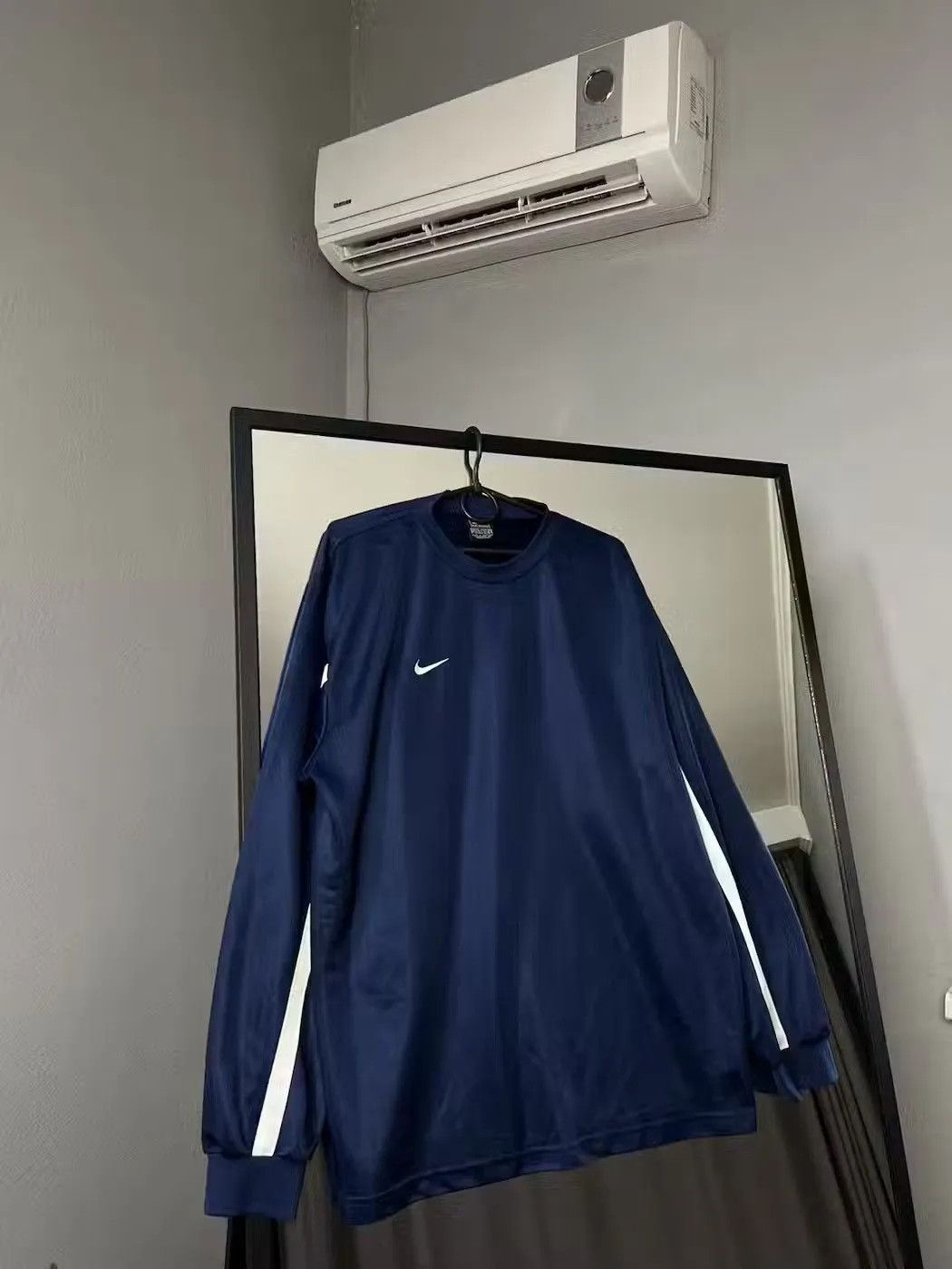 Nike × Vintage Vintage Nike Drill Rugby Polo Long Sleeve Y2K by swoosh Size US XL / EU 56 / 4 - 1 Thumbnail