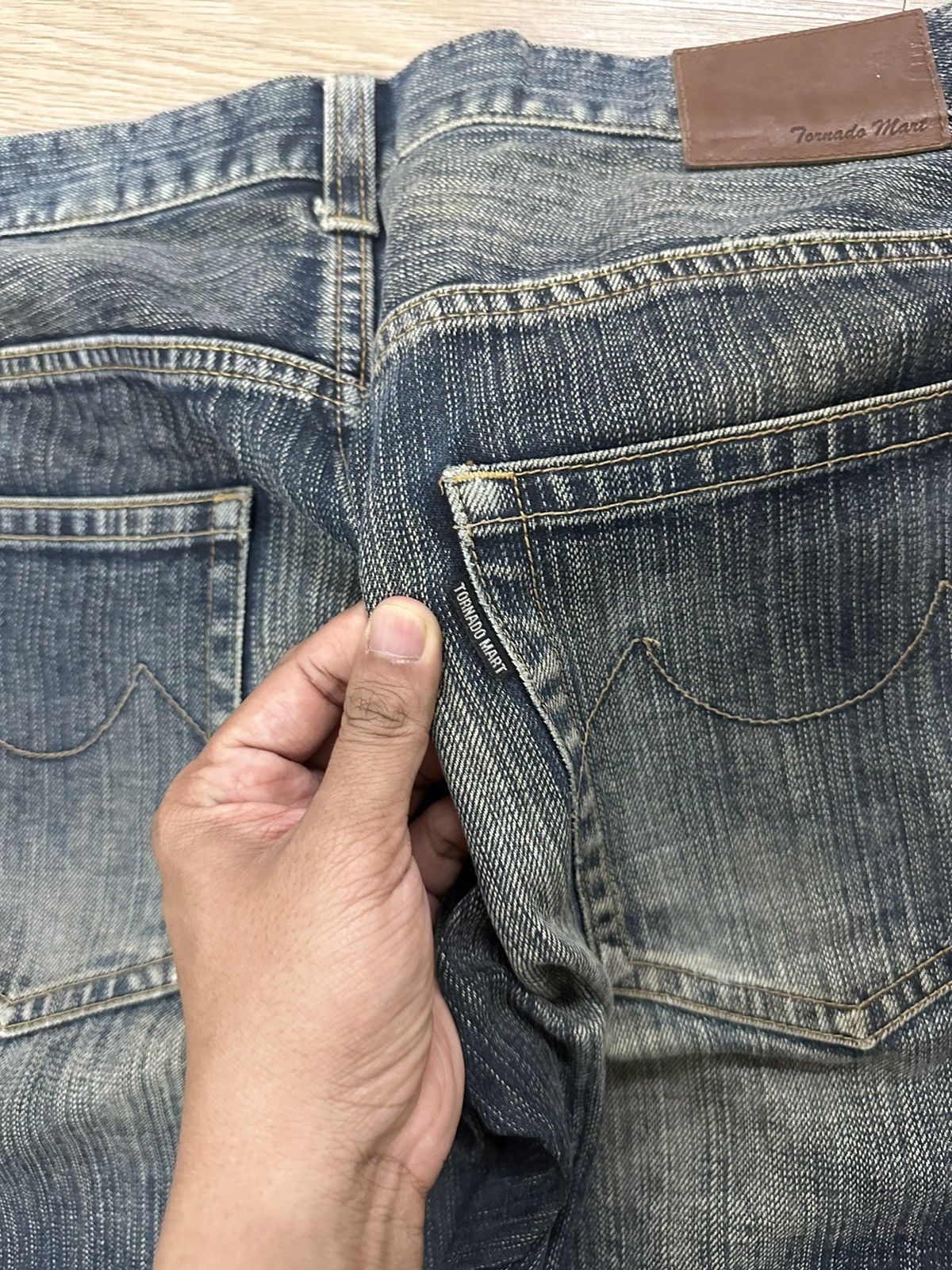 Japanese Brand Zero by Tornado Mart Japan Wash Distressed Punk Style Jeans Size US 34 / EU 50 - 12 Thumbnail