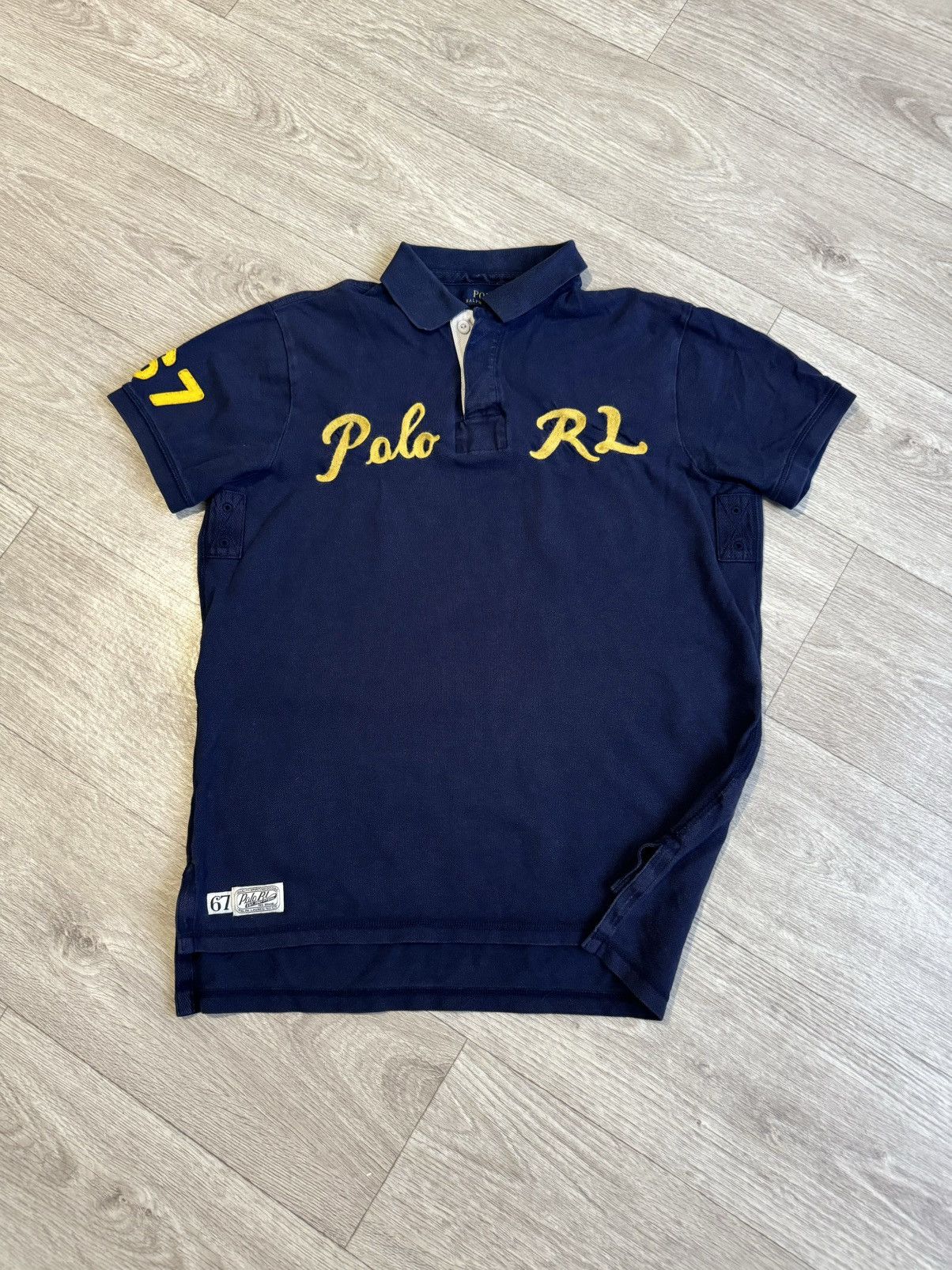 Polo Ralph Lauren 🔷Vintage Polo Ralph Lauren Big logo Polo 90s🔷 Size US L / EU 52-54 / 3 - 1 Thumbnail