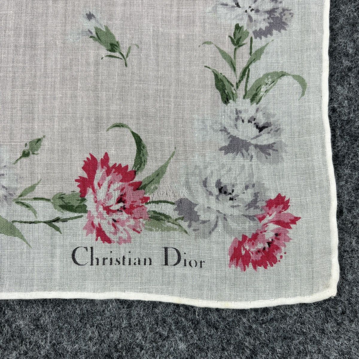 Vintage Christian Dior Handkerchief / Bandana / Neckerchief B521 Size ONE SIZE - 2 Thumbnail