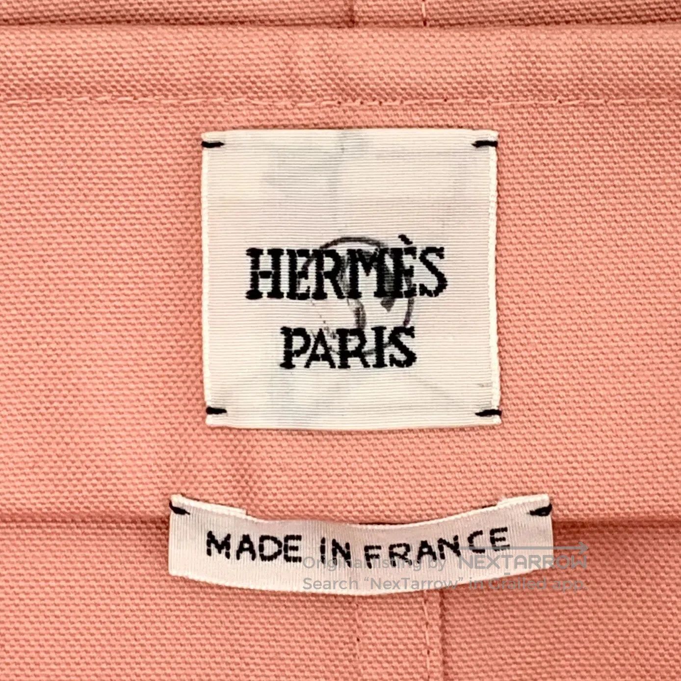 Hermes Hermes Apricot bell chain decoration cotton casual half sk Size 35" - 7 Thumbnail