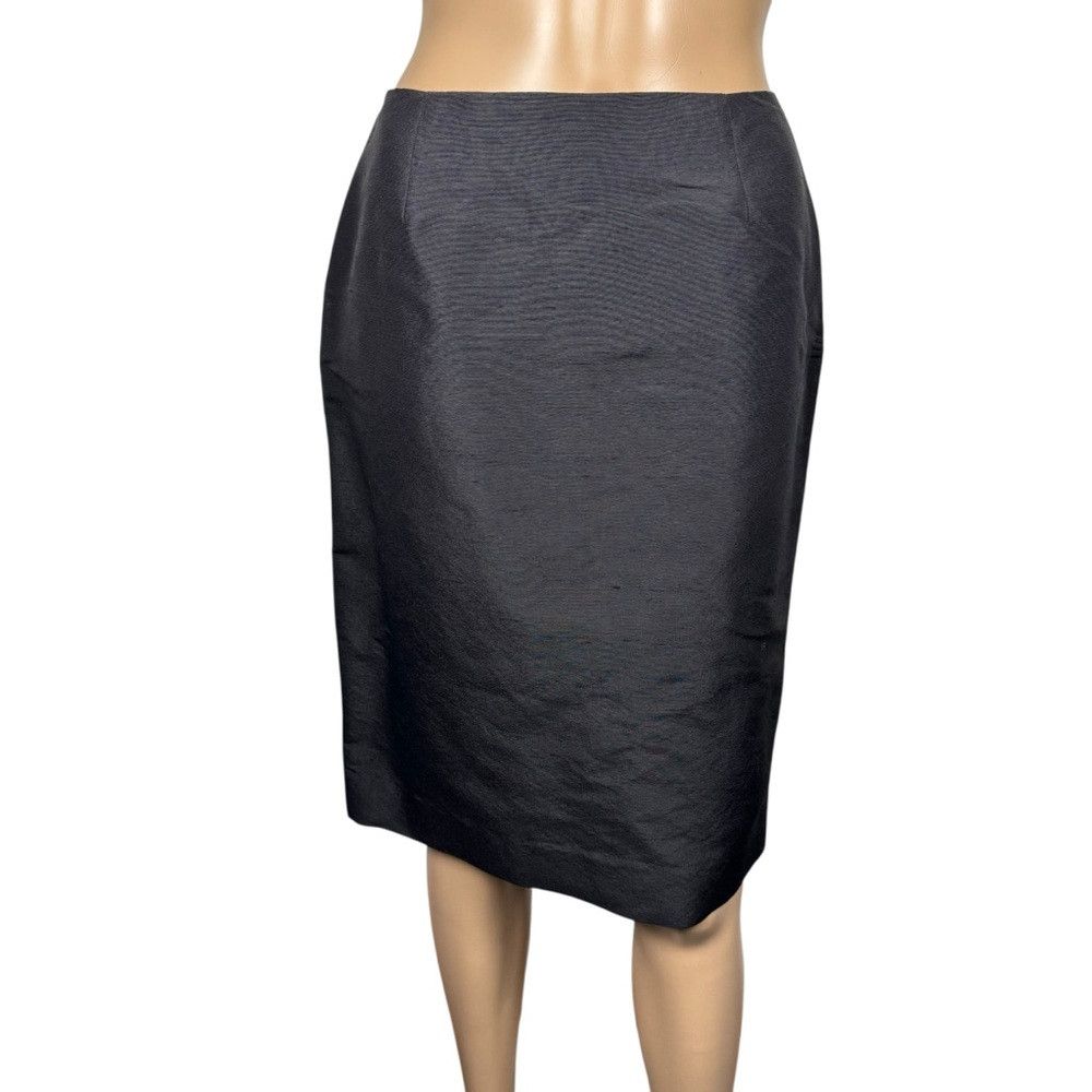 Other NWT New $120 Dana Buchman Silk Black Pencil Skirt Size 4 Size 27" / US 4 / IT 40 - 1 Thumbnail