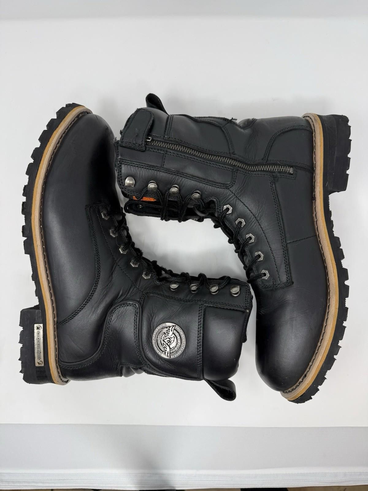 Other Milwaukee Leather Motorcycle Boots Size 13 Black Leather Size ONE SIZE - 8 Thumbnail