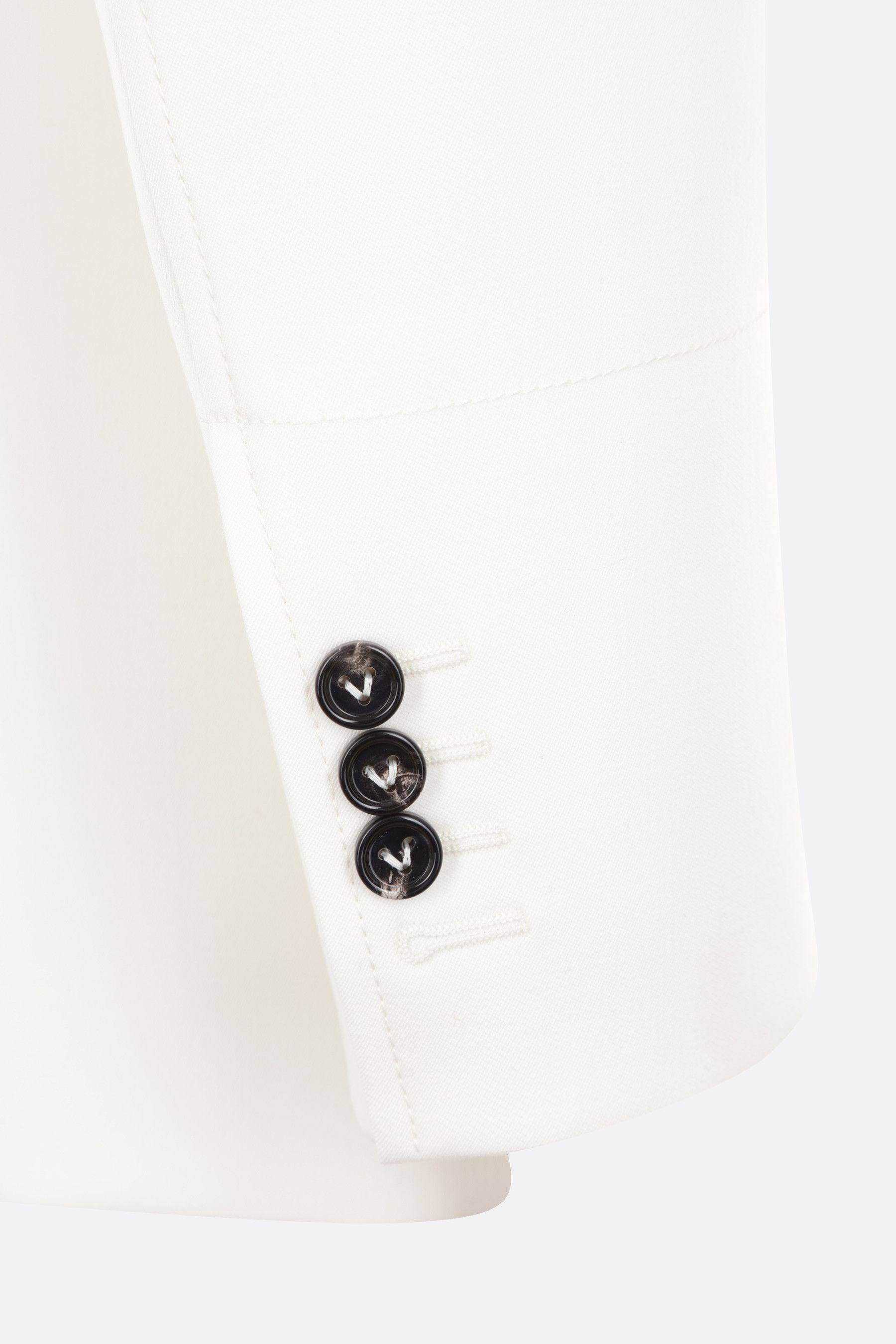 Bottega Veneta o1bcso1str0425 Shawl Collar Light Wool Jacket in Ivory Size M / US 6-8 / IT 42-44 - 4 Thumbnail