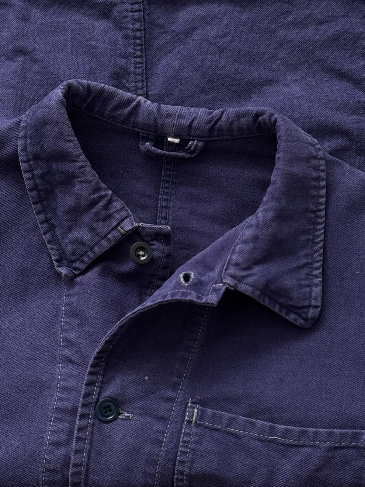 Vetra 1960s Vintage Swiss Workwear Railway Faded Chore Jacket Size US M / EU 48-50 / 2 - 4 Thumbnail