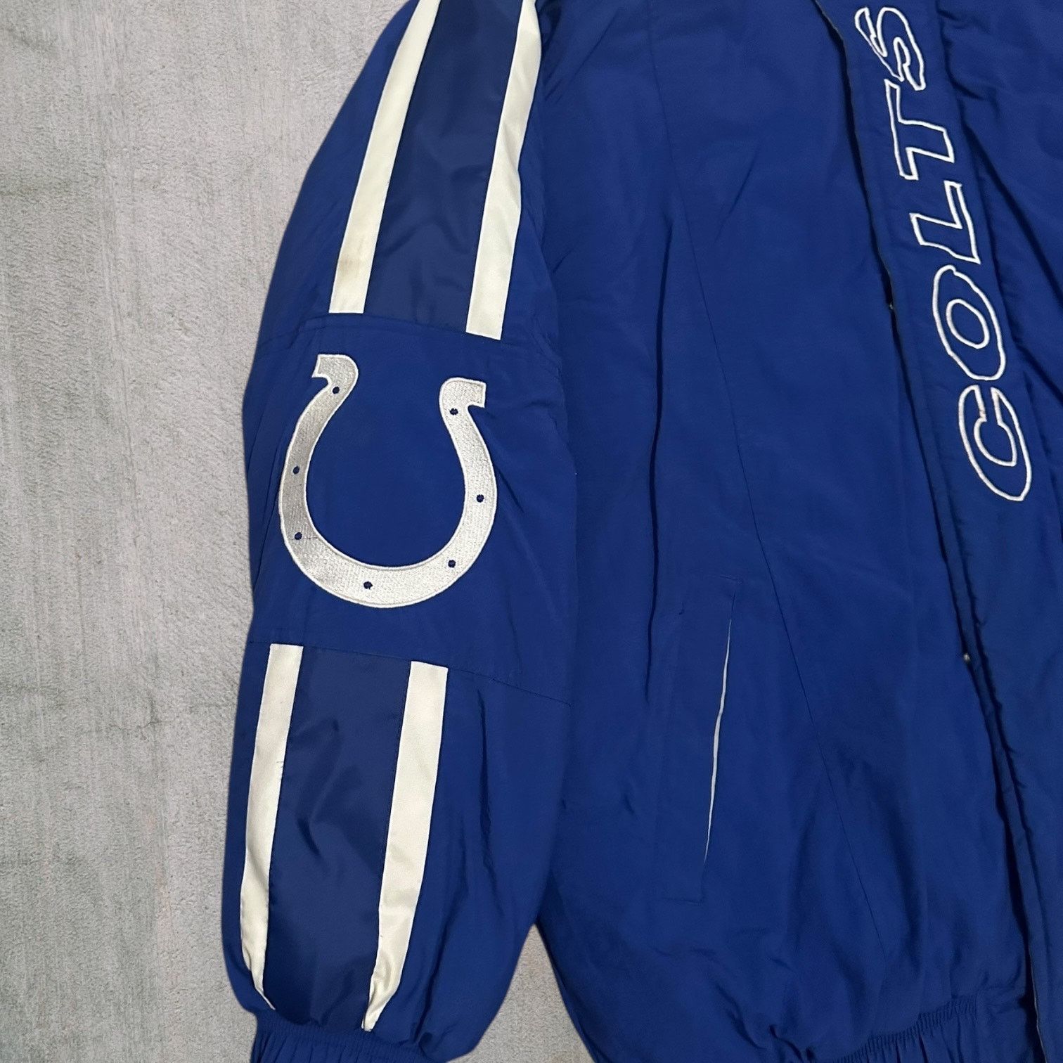 Starter Colts starter jacket pro line perfect condition vintage Size US XL / EU 56 / 4 - 6 Thumbnail