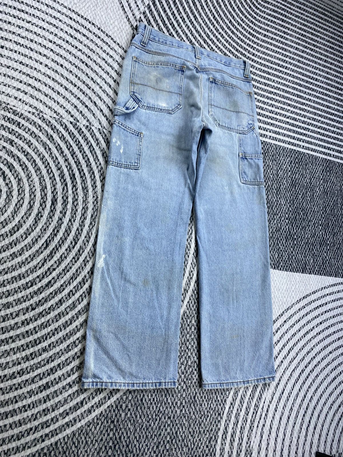 Faded Glory Vintage Faded Glory Carpenter Distressed Denim Jeans Size US 31 - 5 Thumbnail