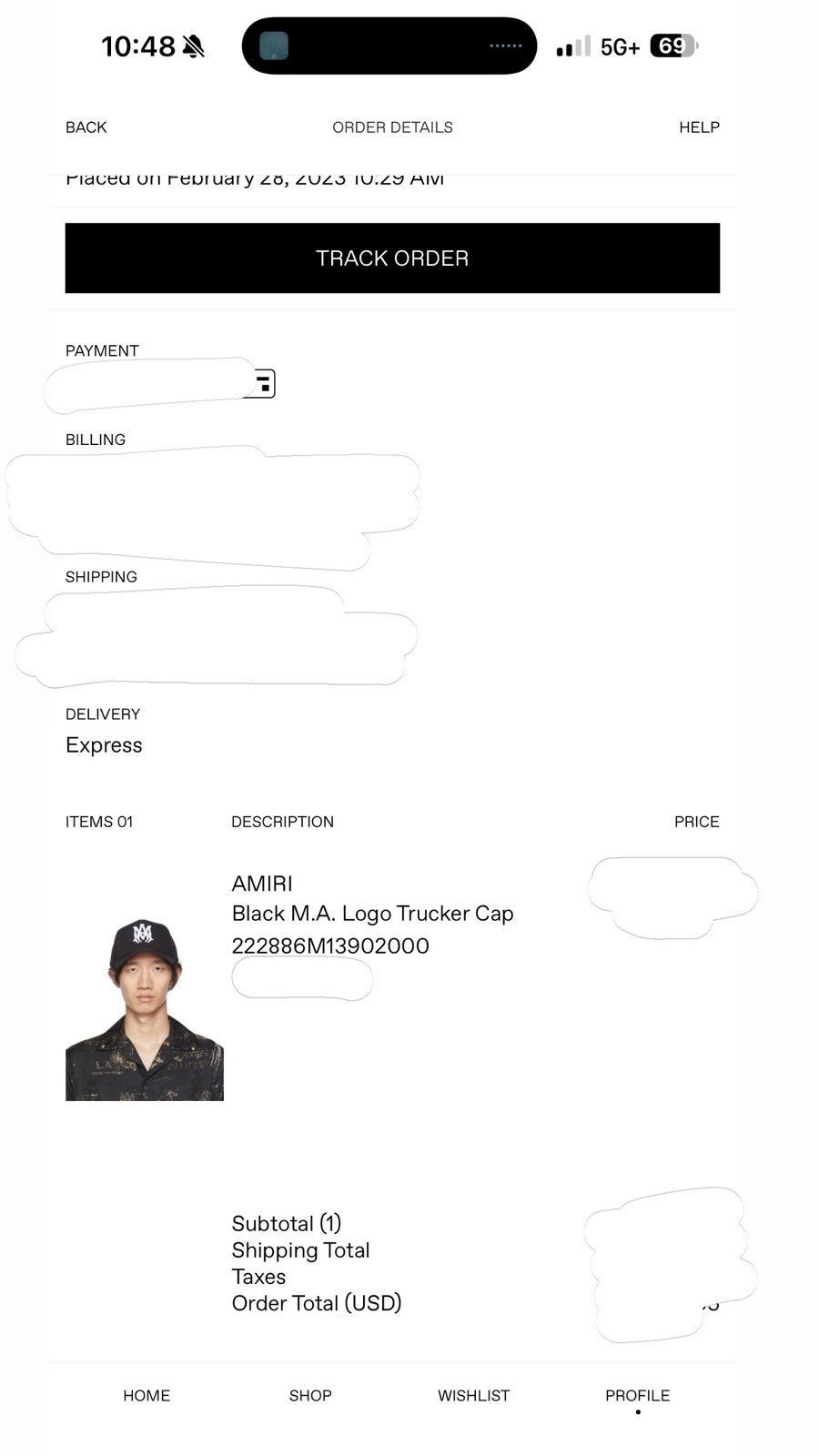 Amiri Amiri Trucker Hat Size ONE SIZE - 7 Thumbnail