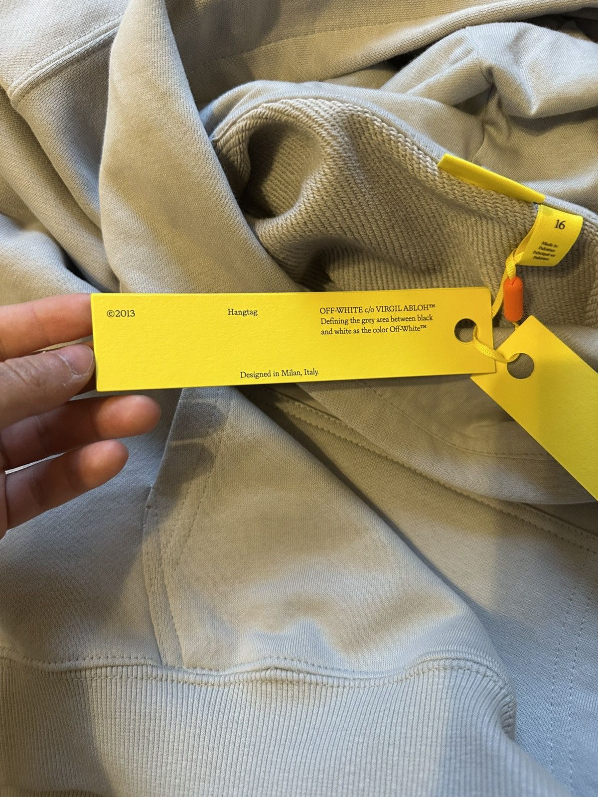 Off-White Off-White Hoodie Grey | Kids Size fits S/M | New with Tags Size US M / EU 48-50 / 2 - 18 Thumbnail